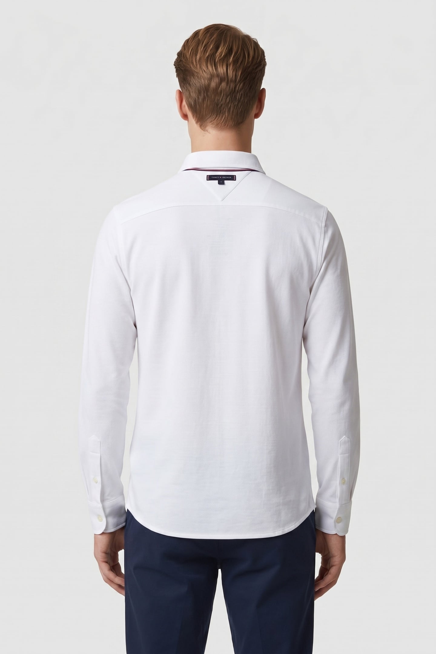 KNIT PIQUE SHIRT WHITE 2
