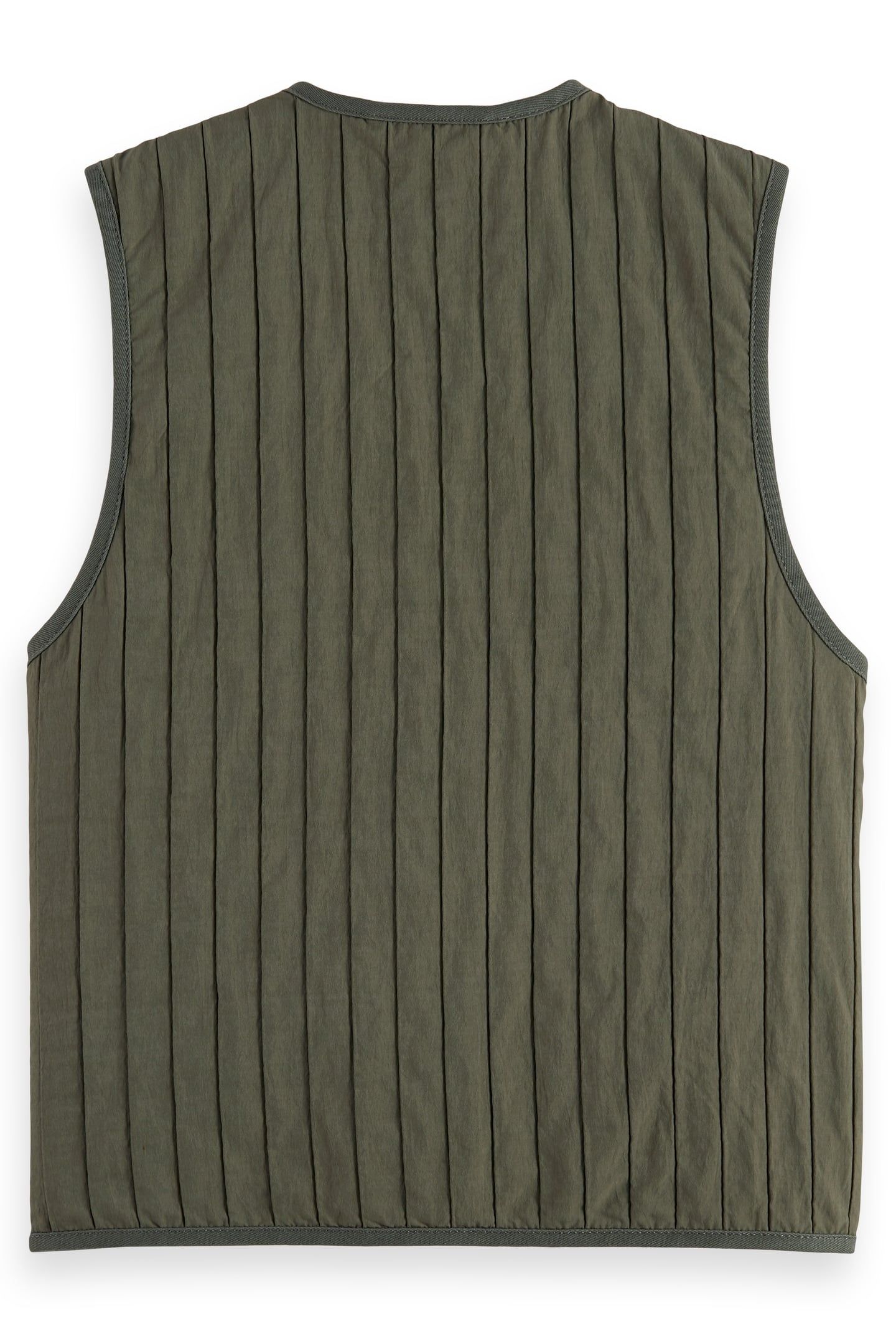GIRL PATCHWORK GILET THYME 2