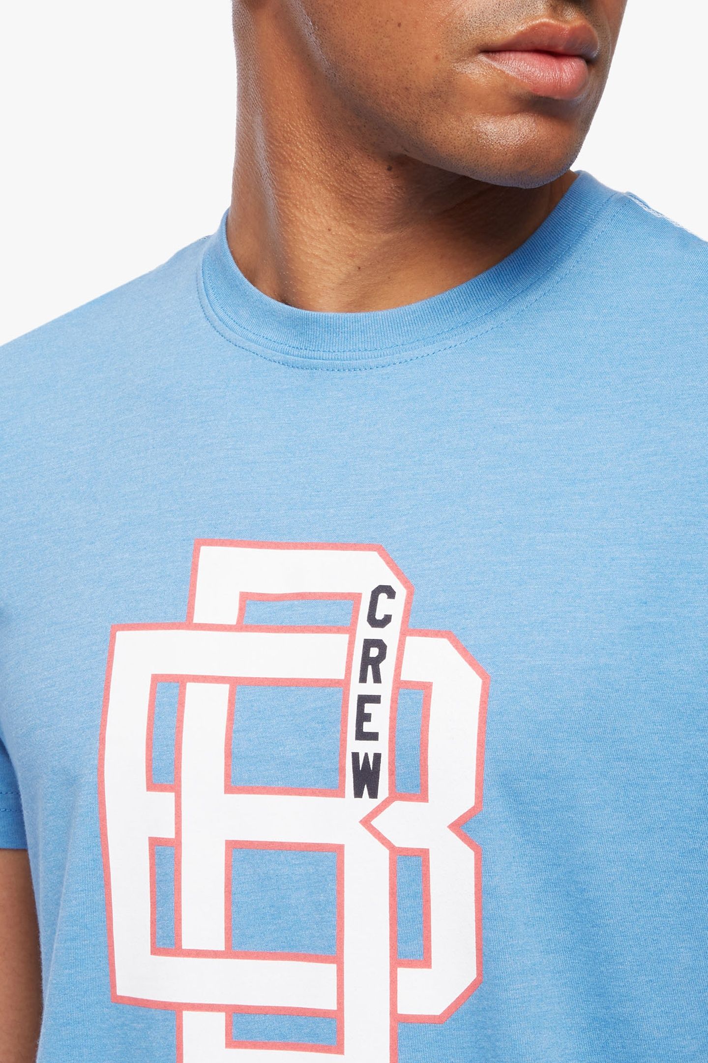 BROOKS BROTHERS GRAPHIC T-SHIRT OPEN BLUE 5