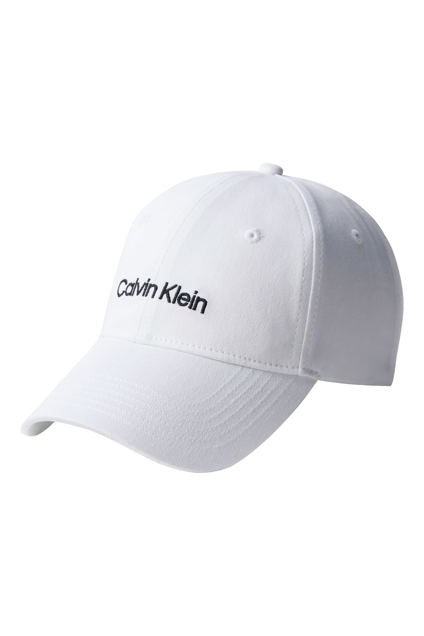 LOGO EMBROIDERY BASEBALL CAP BRIGHT WHITE 1