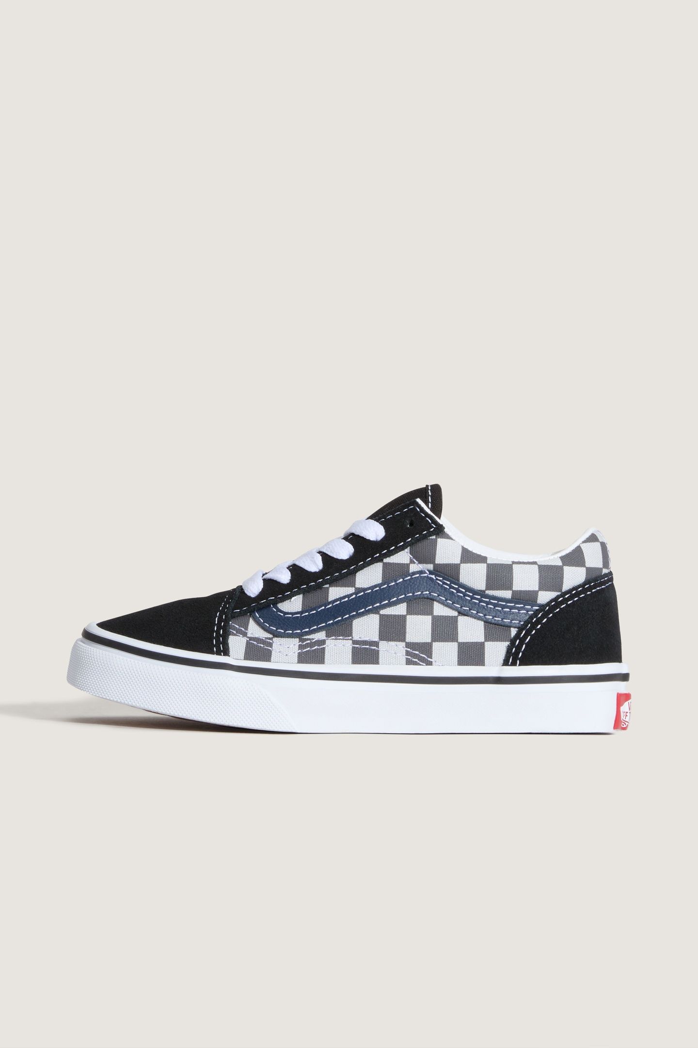 YOUTH UNISEX OLD SKOOL TONAL CHECK BLUE 2