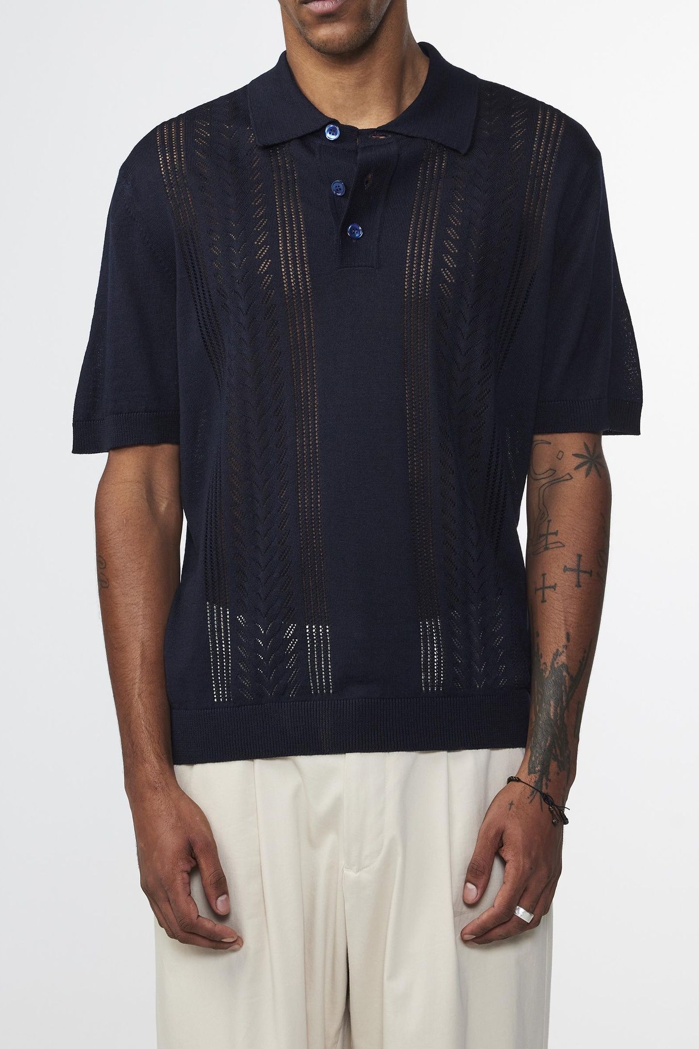 THOR SS POLO 6539 NAVY BLUE 1