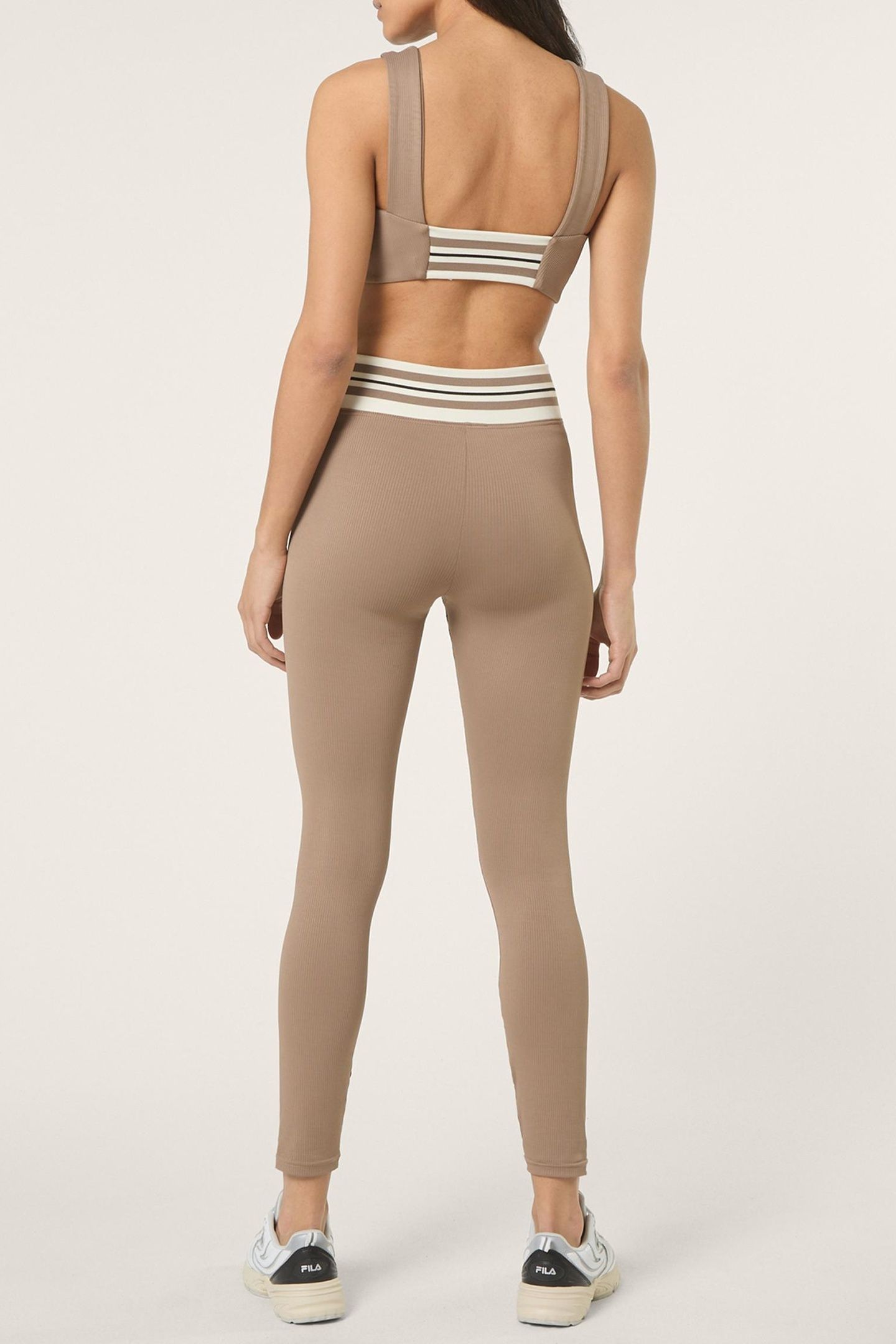 BIENTINA HERITAGE TAPE ACTIVE LEGGINGS PINE BARK 3