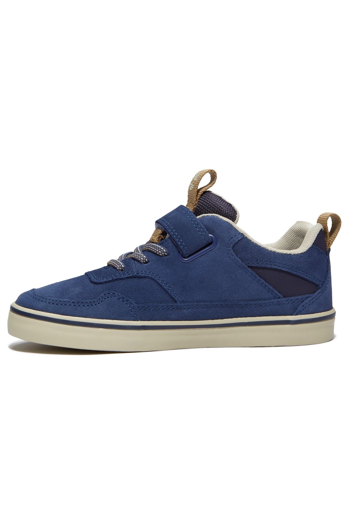 STONE JUMP LOW HOOK & LOOP SNEAKER DARK BLUE SUEDE 2
