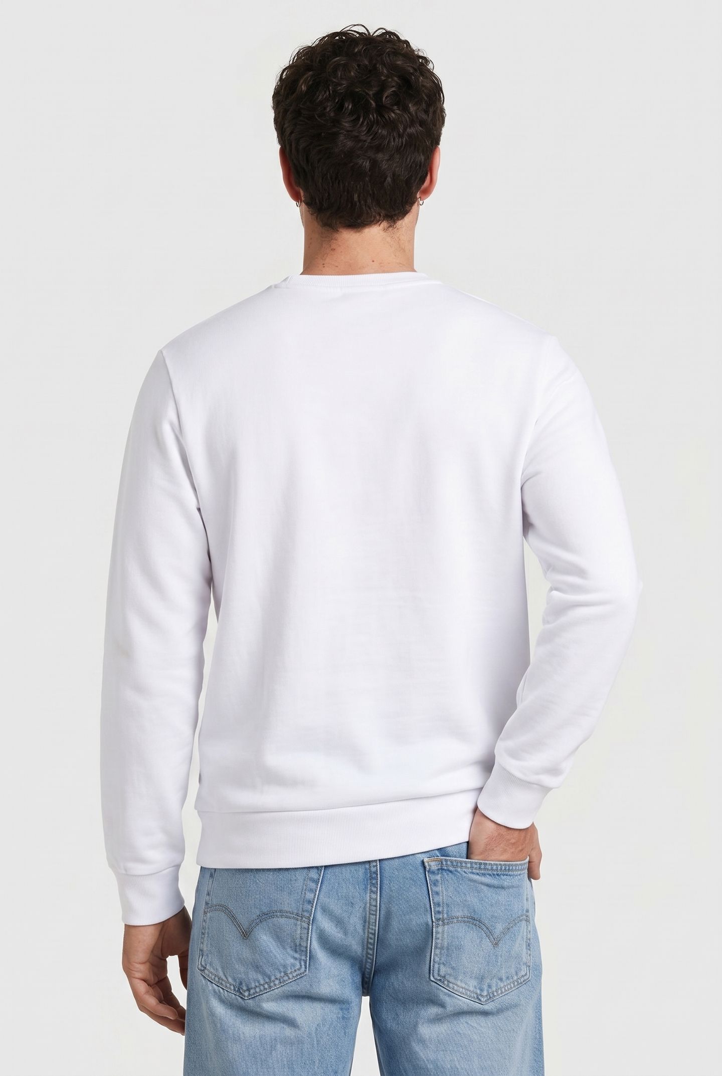 GRAPHIC SWEATSHIRT BATWING FILLED WHITE 2