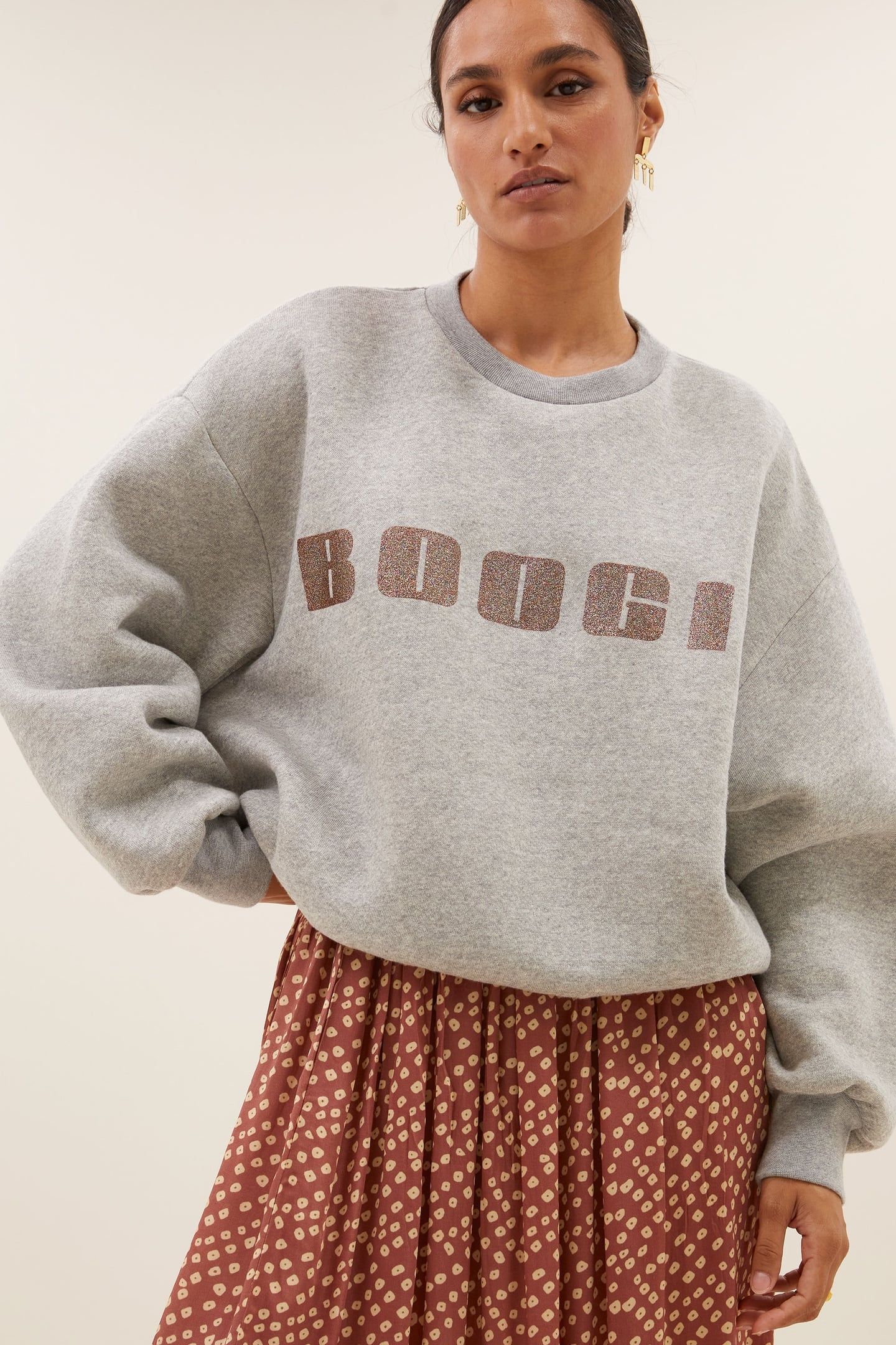 BIBI BOOGIE SWEATER GREY MELEE 2