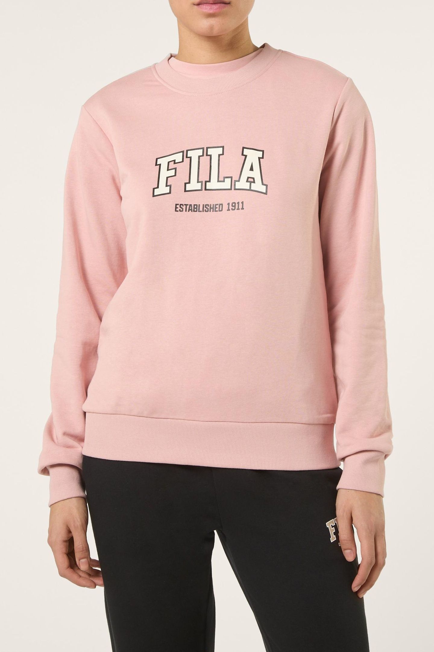 RIFREDI REGULAR GRAPHIC CREWNECK SWEATSHIRT MELLOW ROSE 1