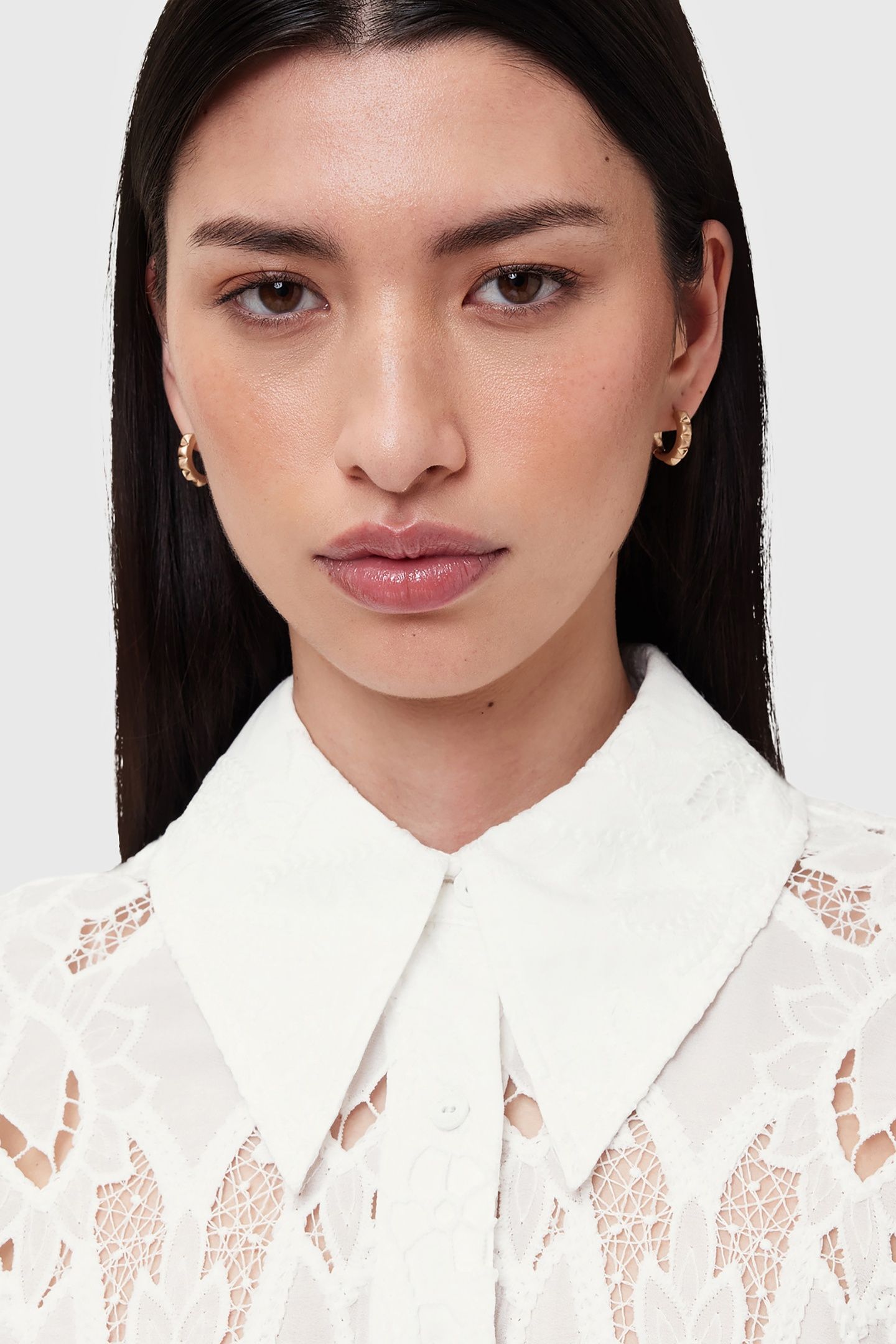 CHARLI EMB SHIRT SNOW WHITE 8