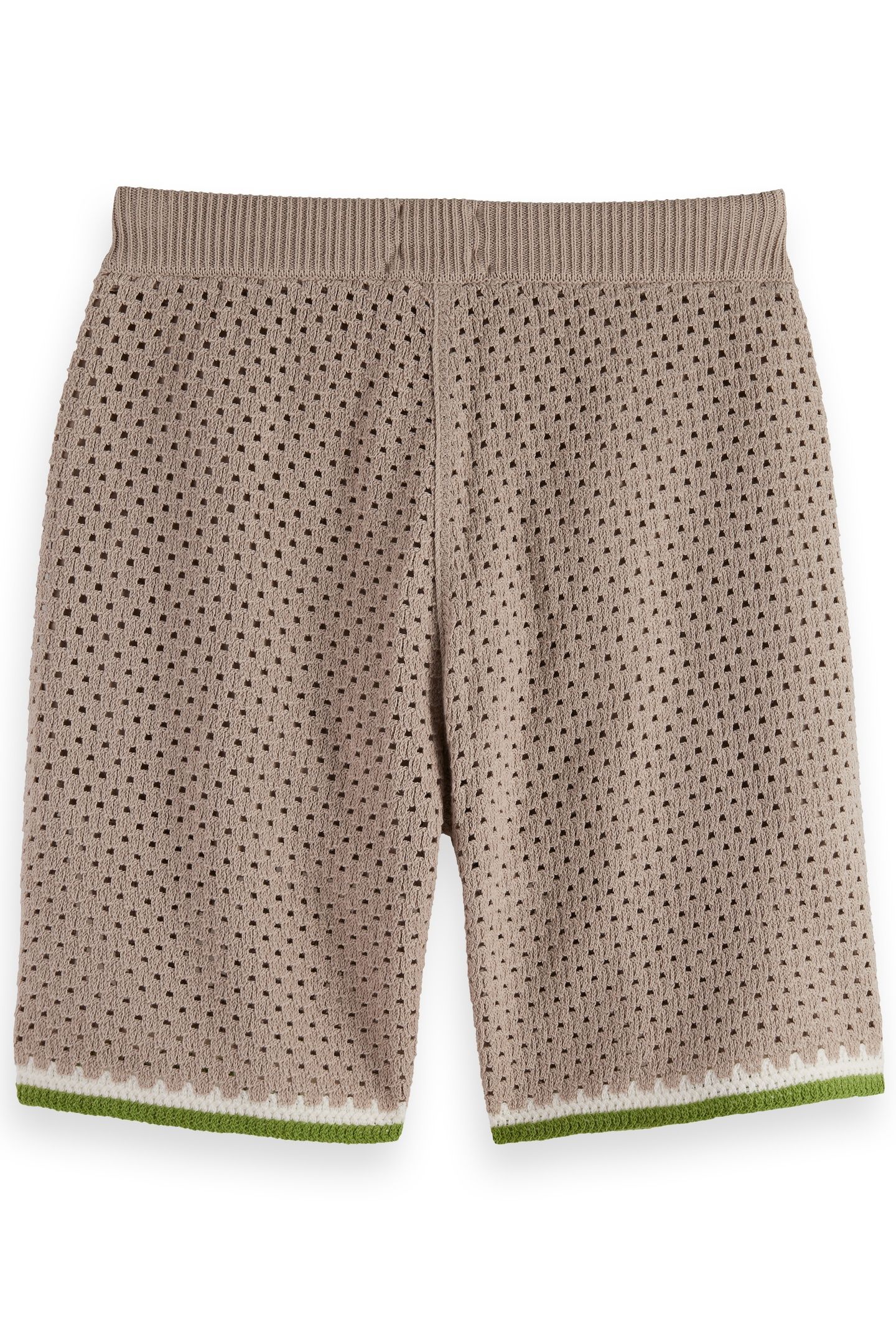 CROCHET KNITTED SHORT HIGHWAY GREY 6