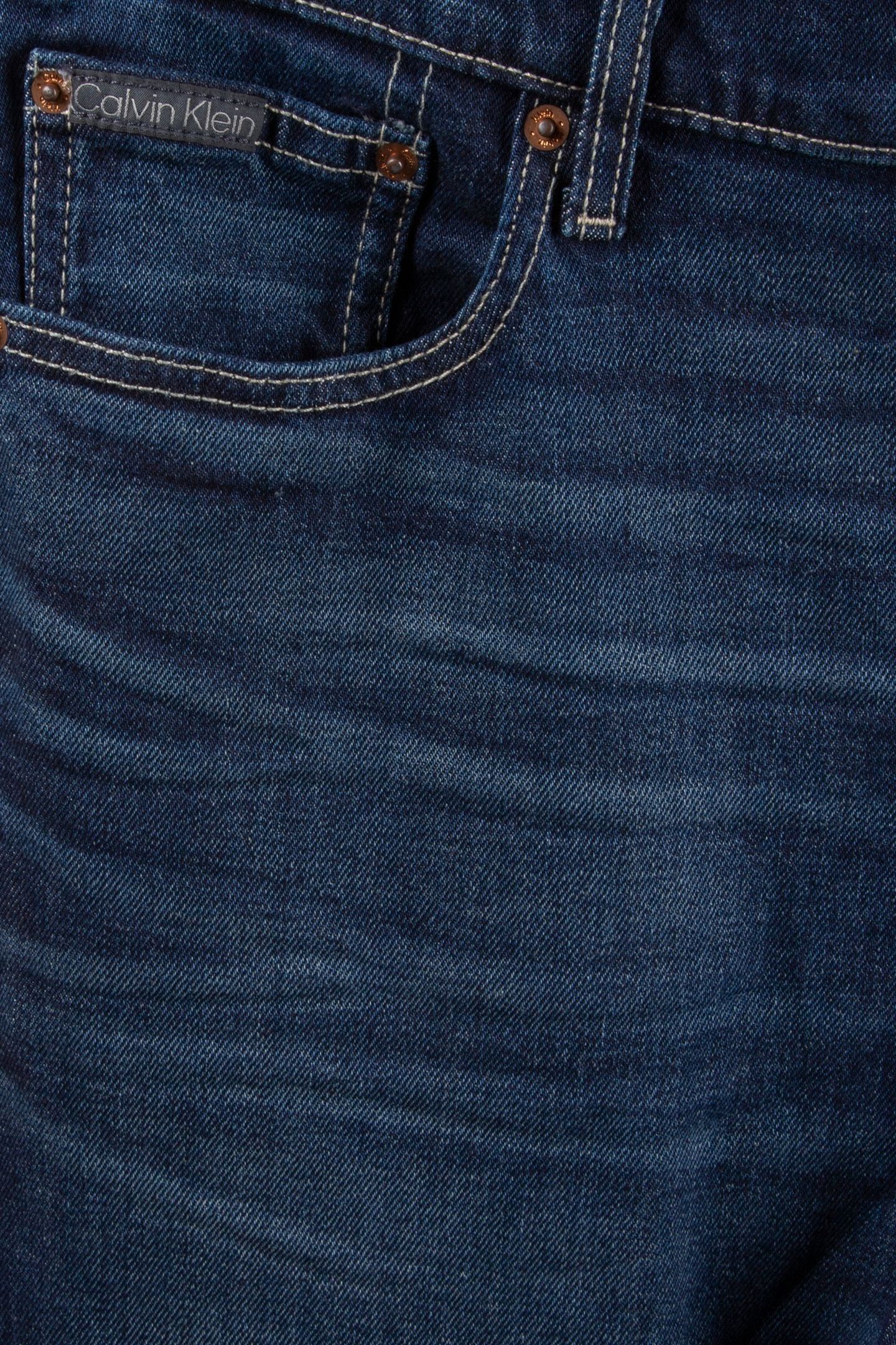 SLIM STRAIGHT JEANS DARK CASPER 4