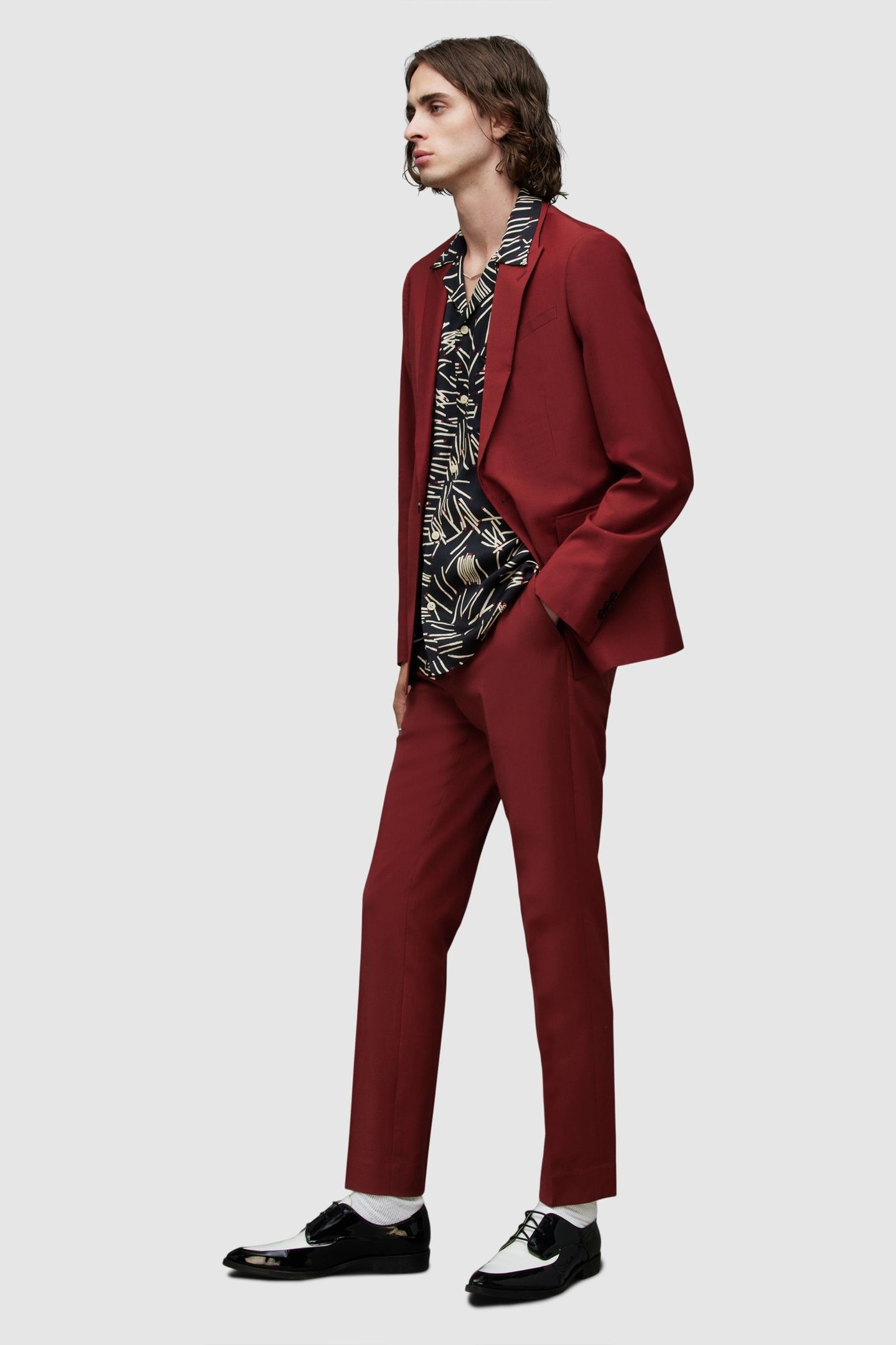 RAIDES TROUSER DULLED RED 5