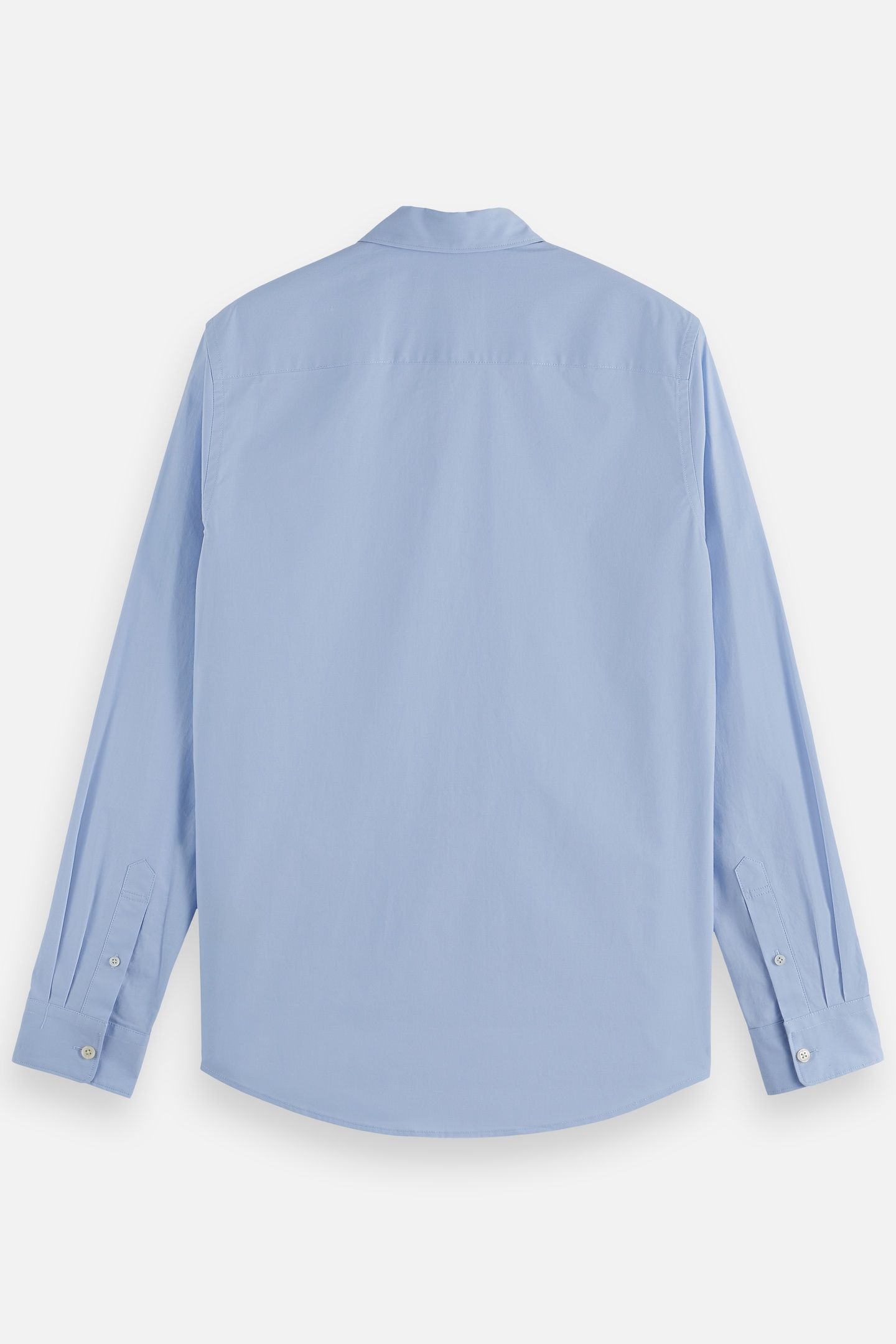 NOS COTTON POPLIN SLIM-FIT SHIRT SHIRT BLUE 5