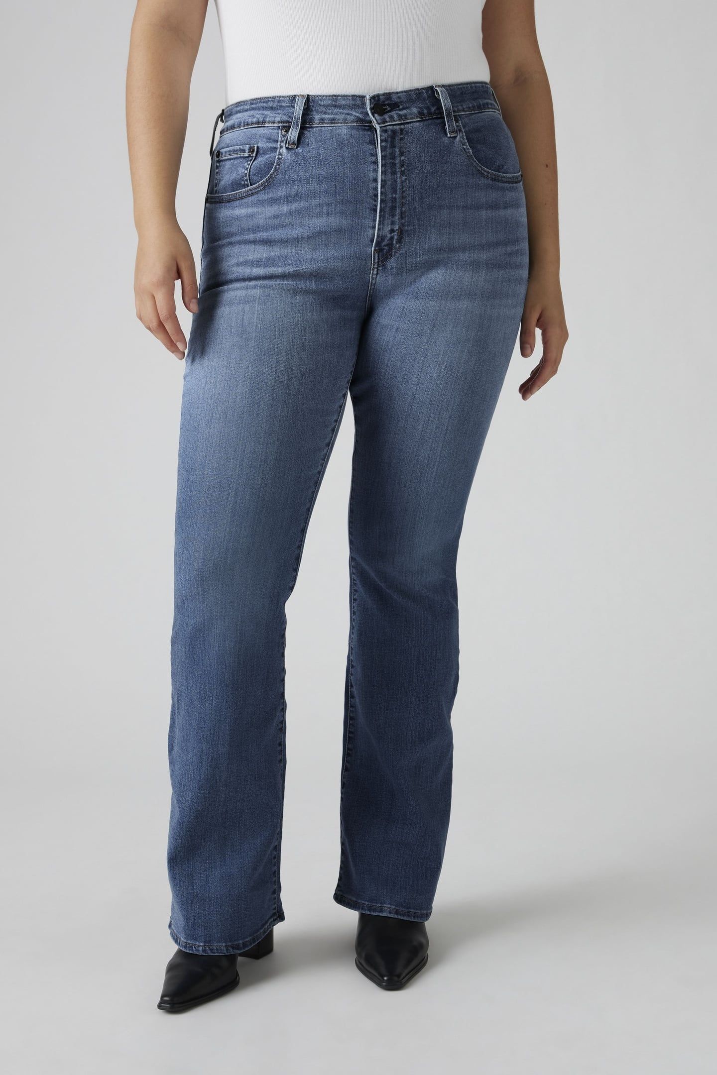 726 HIGH RISE FLARE JEANS 4