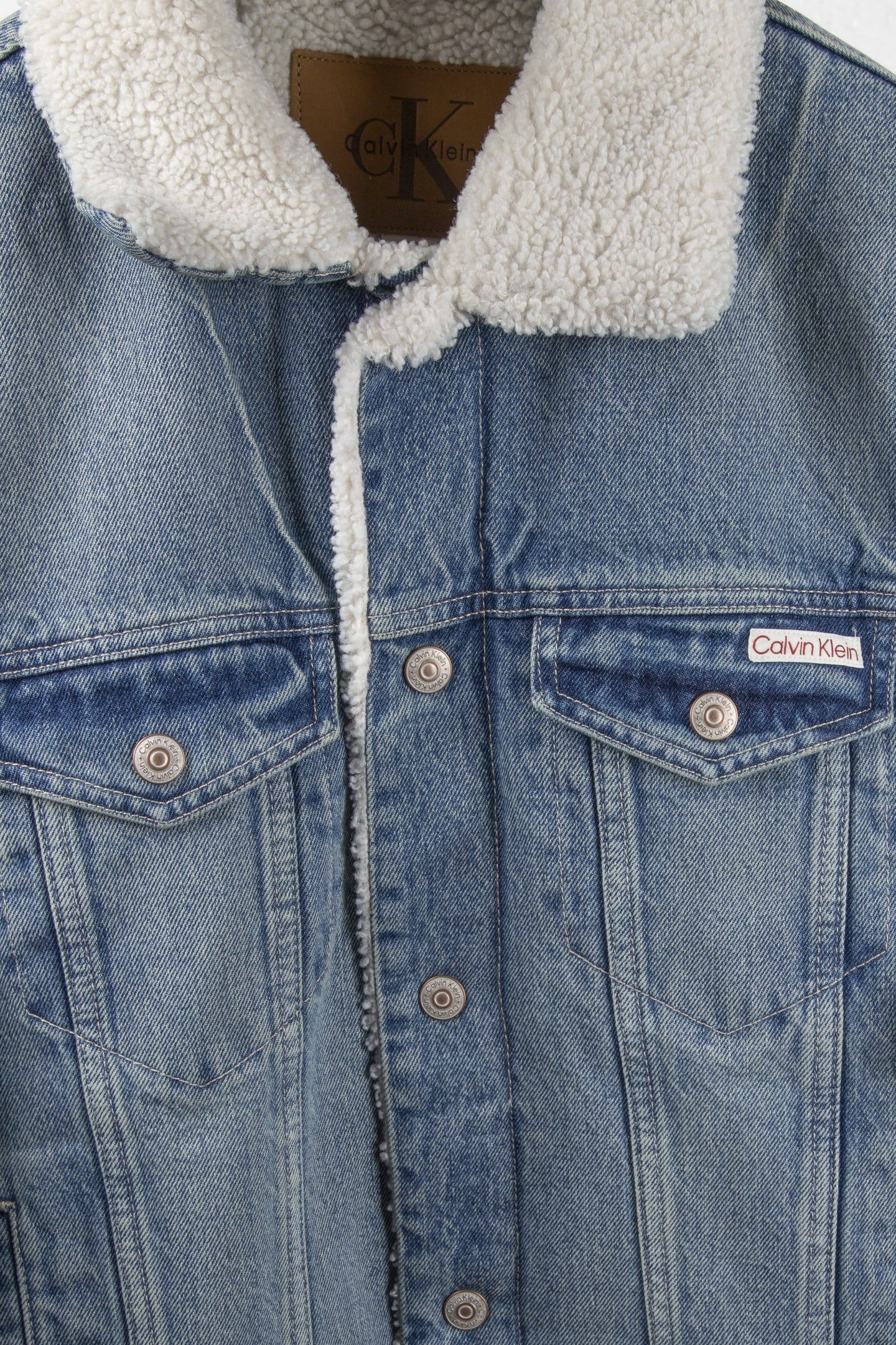 90S SHERPA TRUCKER JACKET TINTED THUNDRA 4