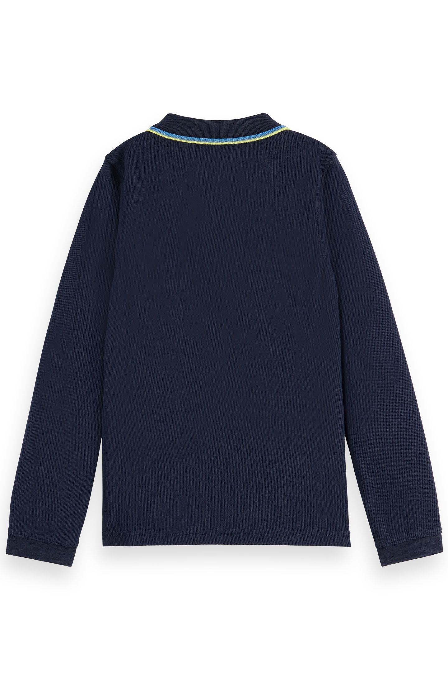 BOY LONG-SLEEVED PIQUE POLO SKY CAPTAIN 2