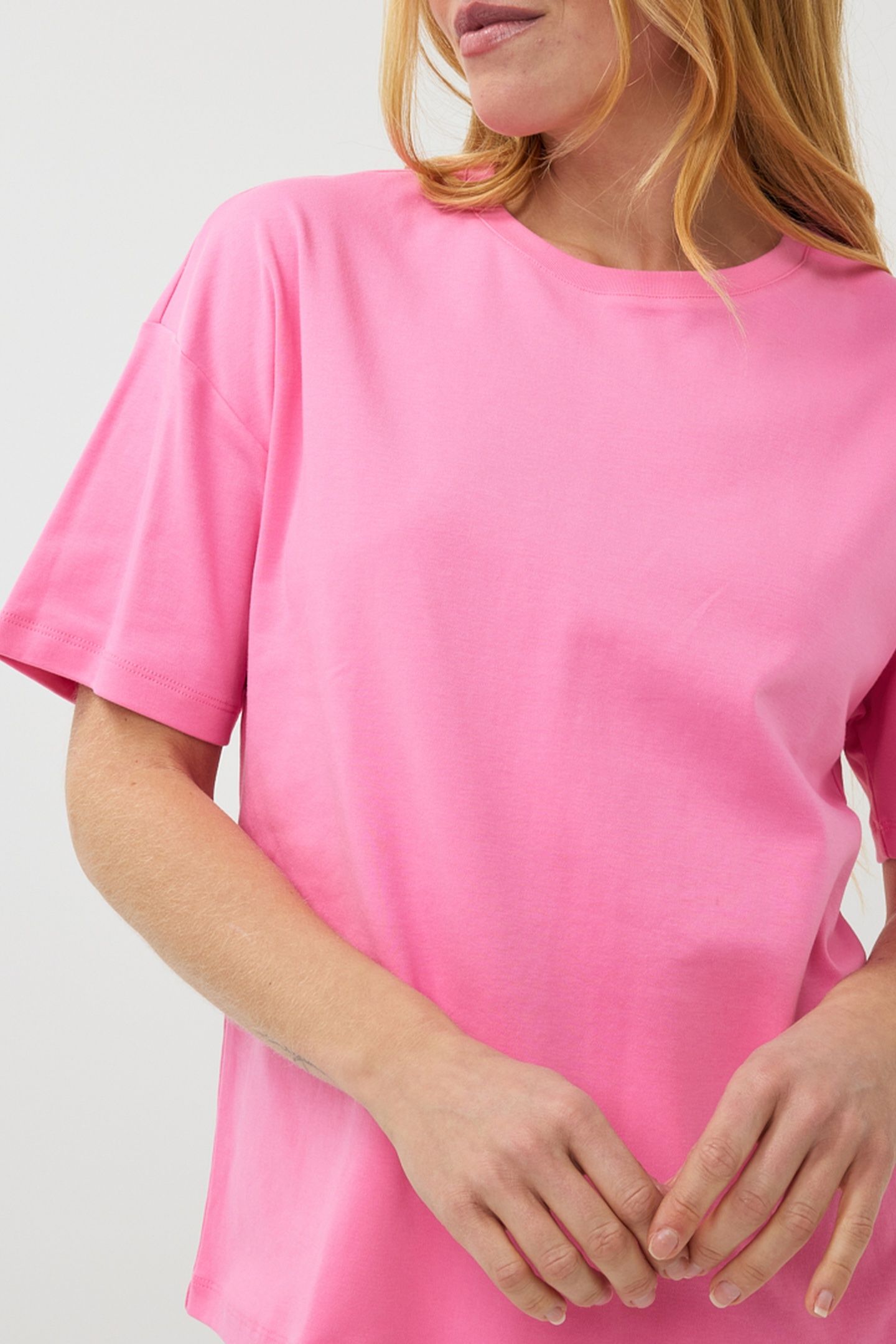 T-SHIRT OVERSIZED BASIC ROSE 7