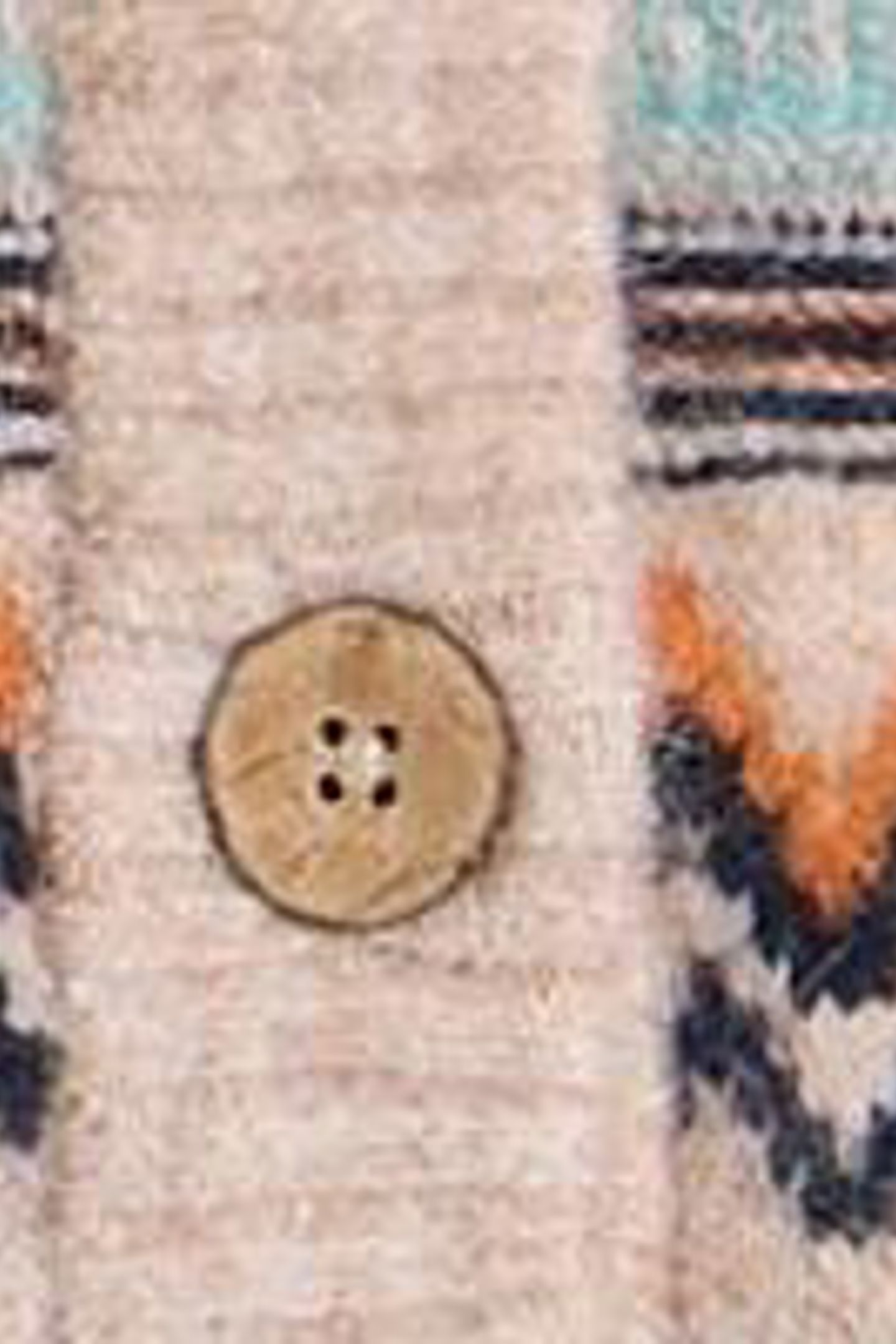 GEORGINA FAIRISLE CARDI NATURAL MULTI 7