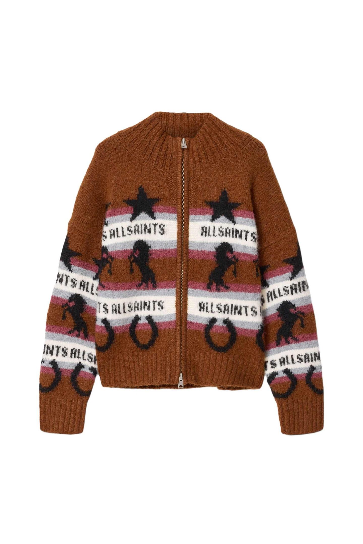 EPONA CARDIGAN COGNAC BROWN 6