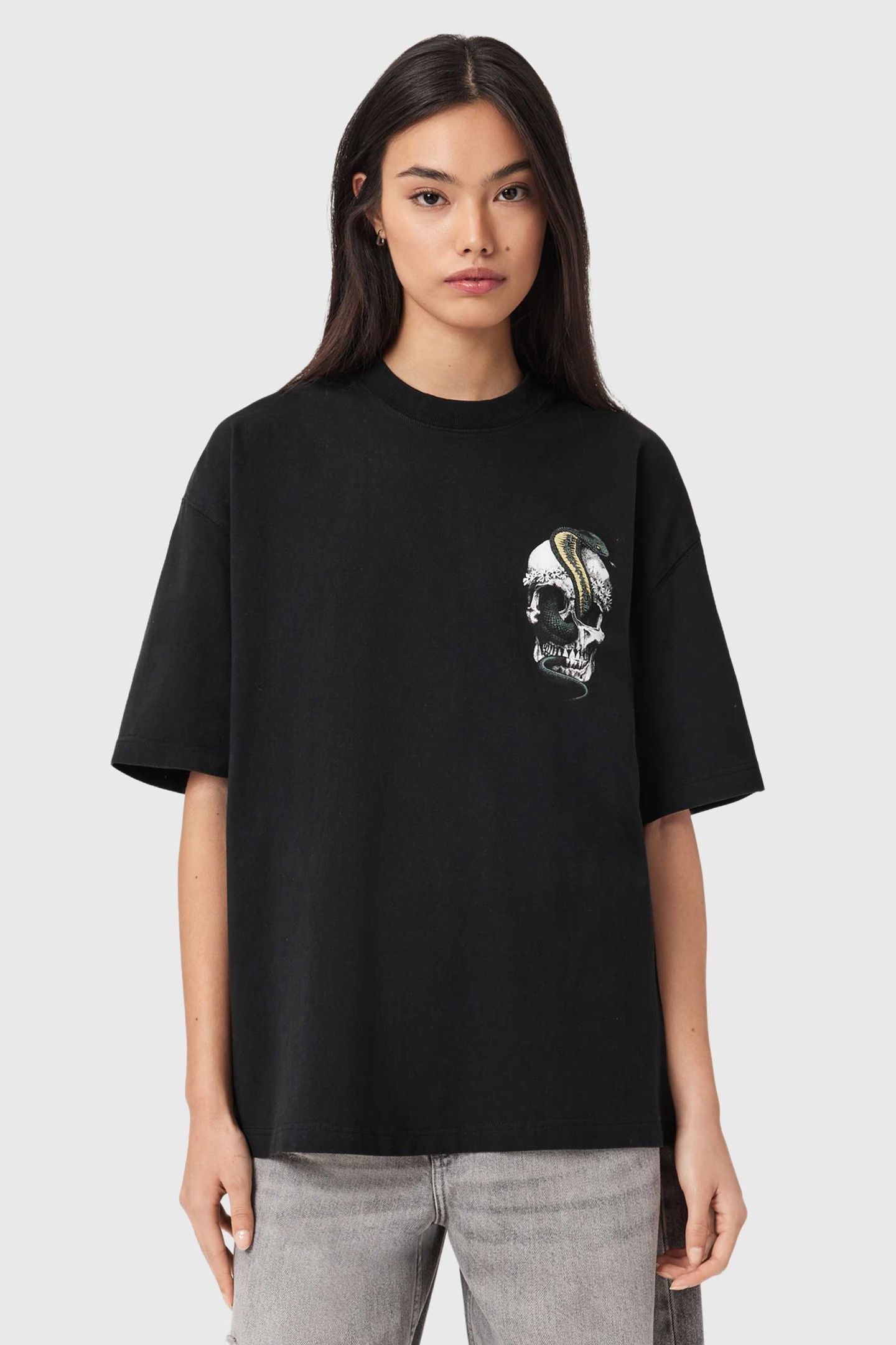 SNAKEHEAD ETTA TEE WASHED BLACK 3