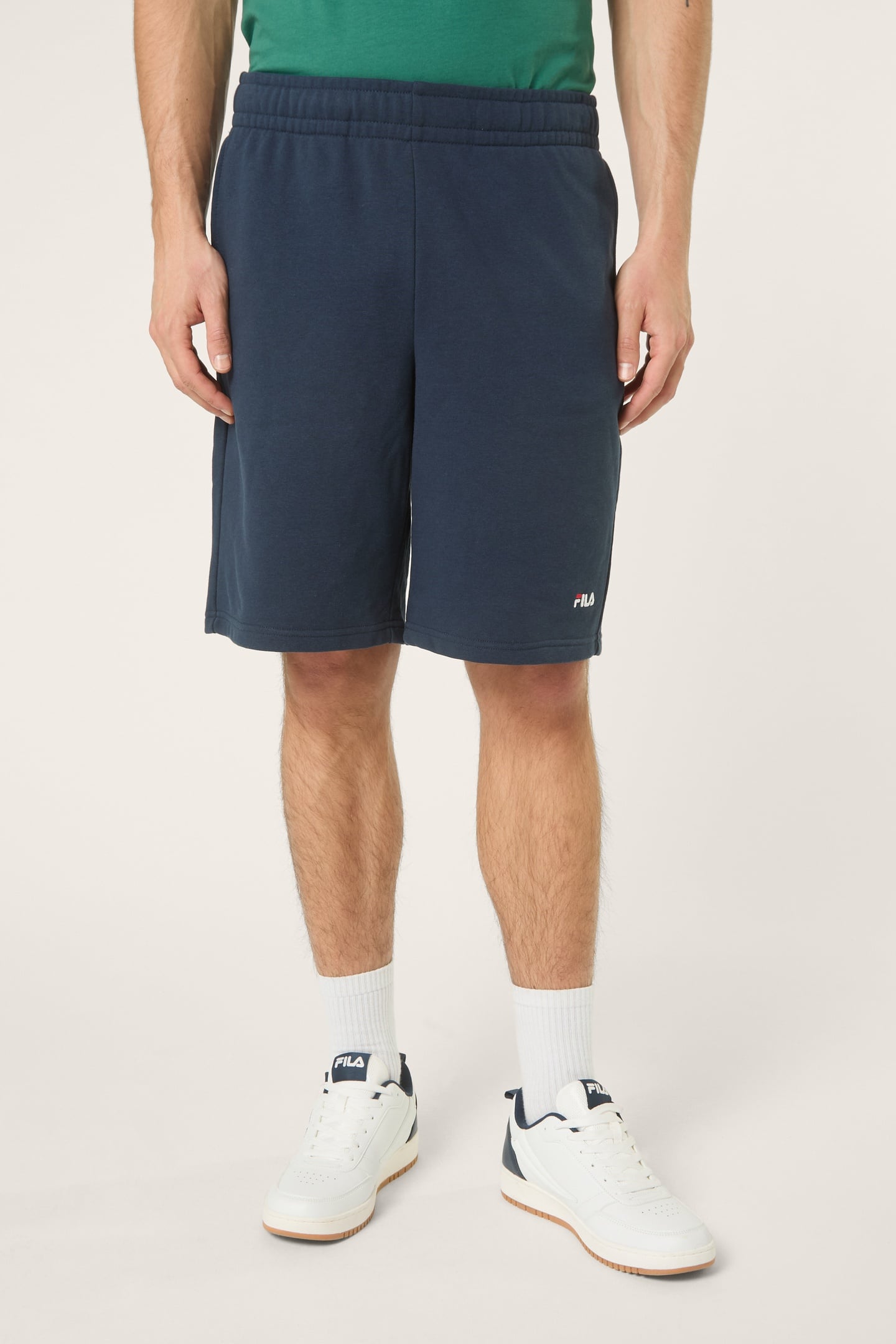 LUSCIANO SWEAT SHORTS BLACK IRIS 1