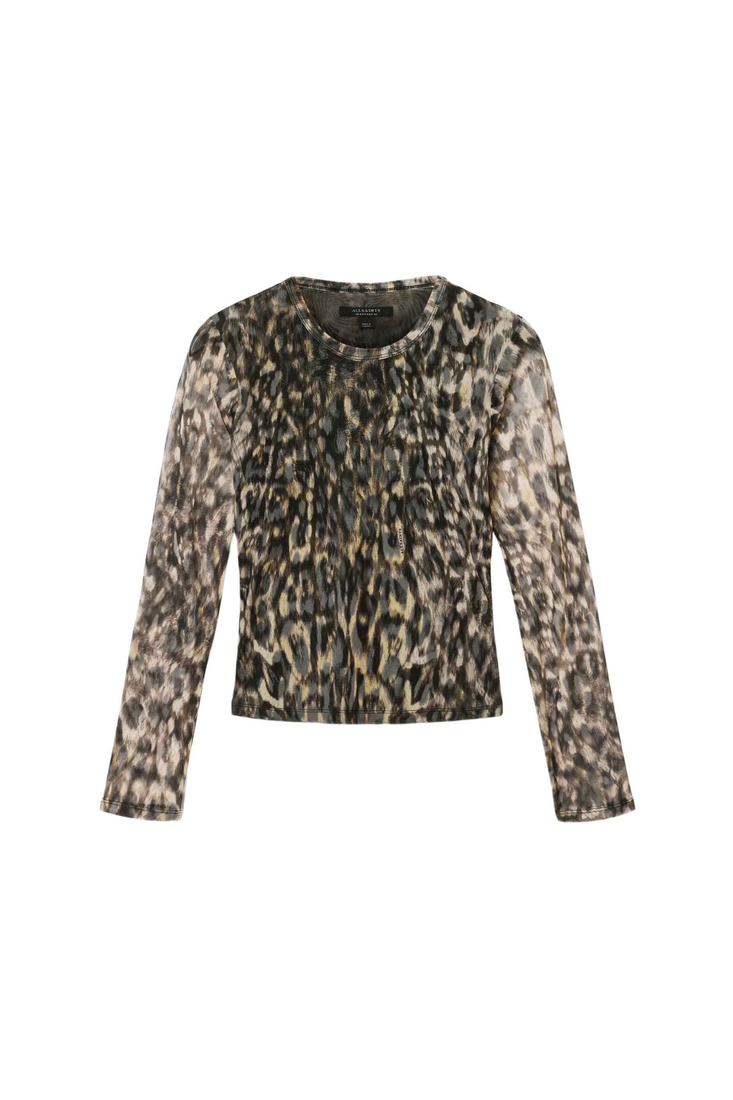 ELLIE MESH LS TEE LEPPO BROWN 6