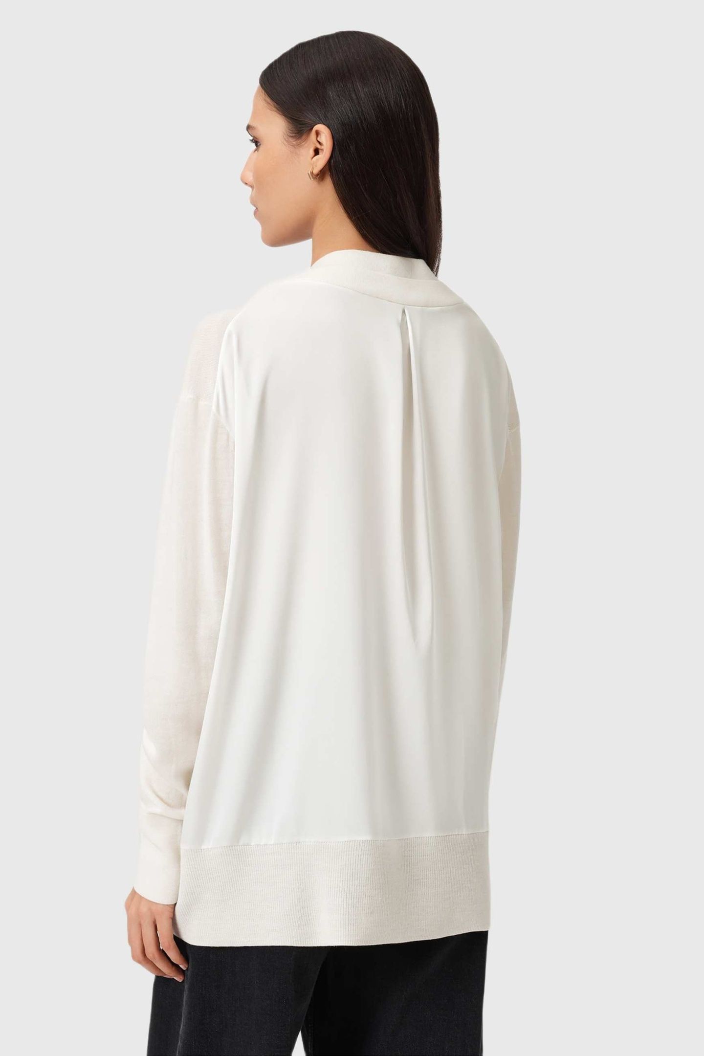 BERN PANEL V NECK CHALK WHITE 4