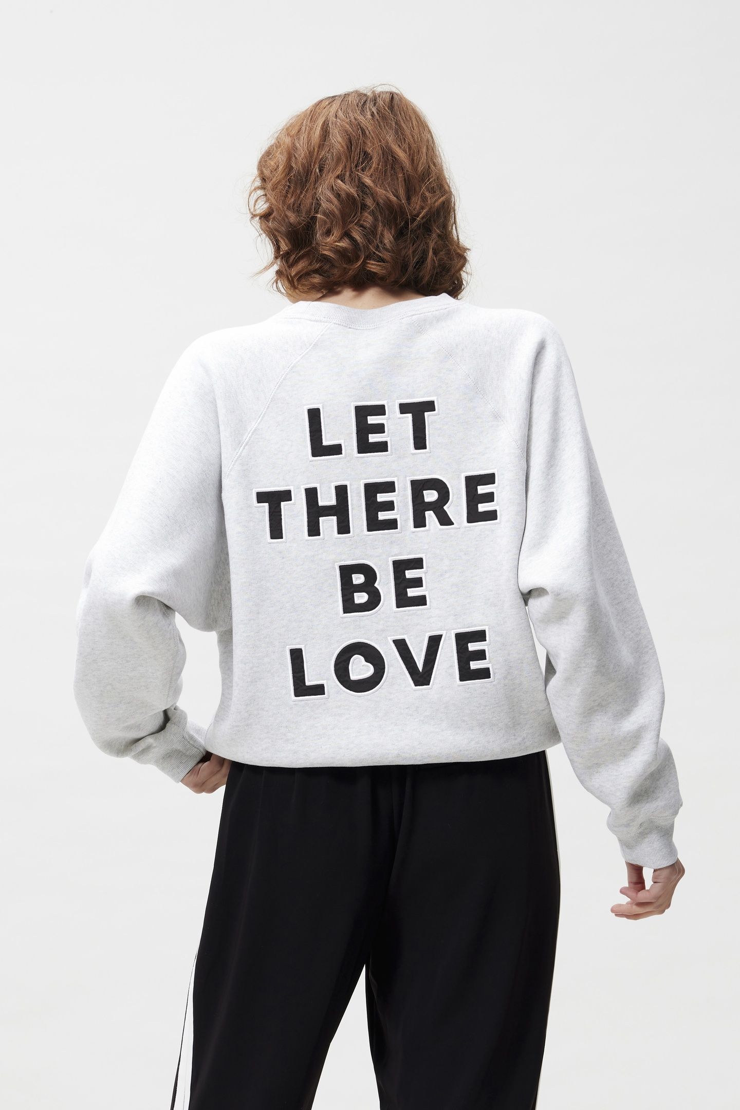 GRAPHIC SWEATER LIGHT GREY MELANGE 3