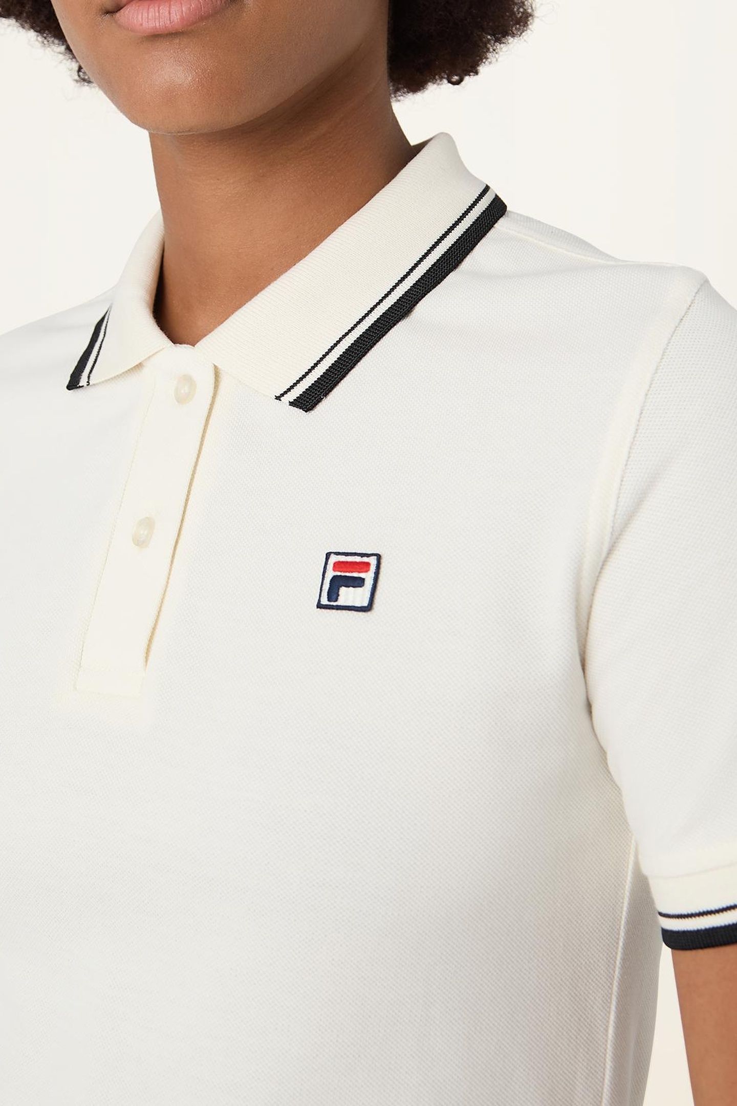 BIELLA SLIM TIPPED POLO SHIRT EGRET 6