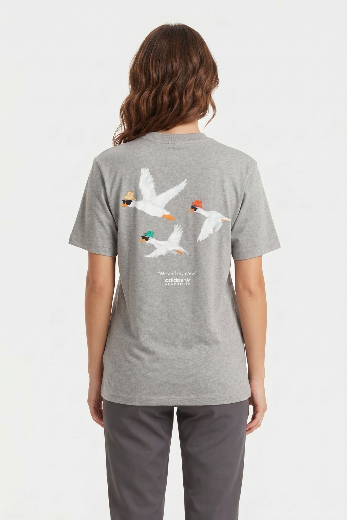 ORIGINALS UNISEX ADIDAS ADVENTURE GRAPHIC DUCKIES T-SHIRT 4