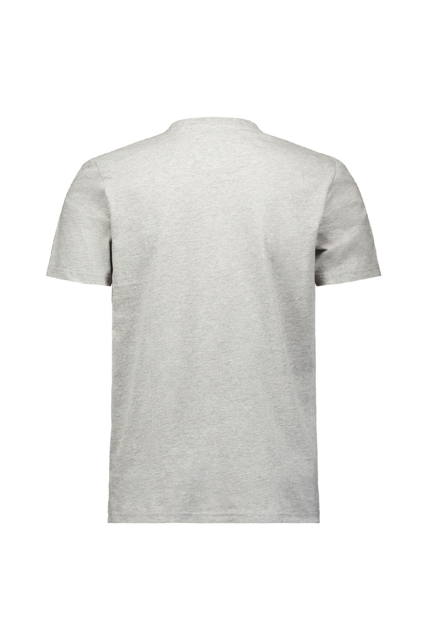 T-SHIRT CREWNECK SOLID BASIC GREY MELANGE 5