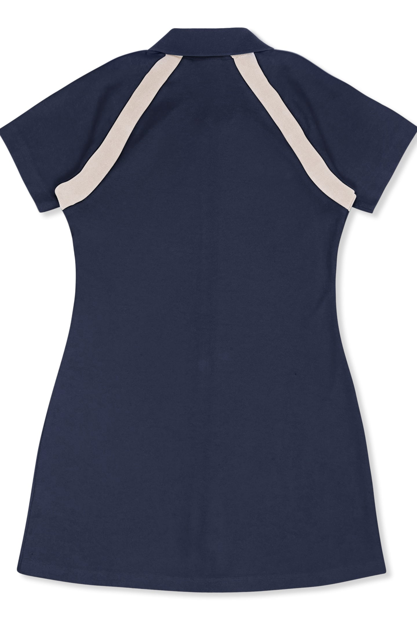 BELFIORE REGULAR TOWELLING TENNIS DRESS BLACK IRIS-EGRET 5