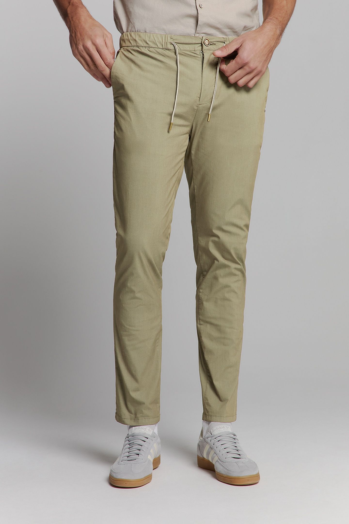 PANTS STRETCH LIGHT WEIGHT GARMENT DYED MID ARMY 2