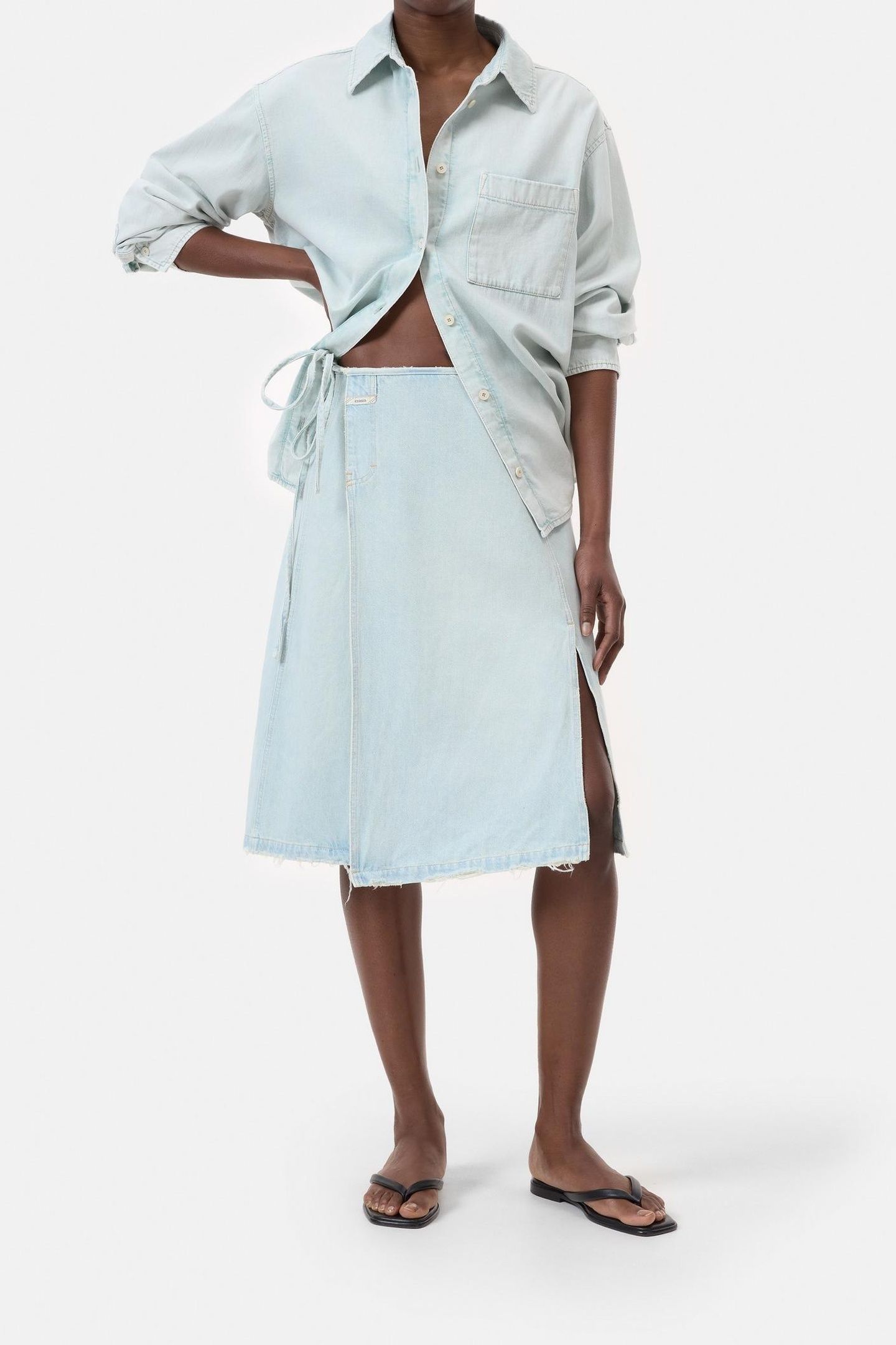 WRAP SKIRT MIDI EXTREM LIGHT 1