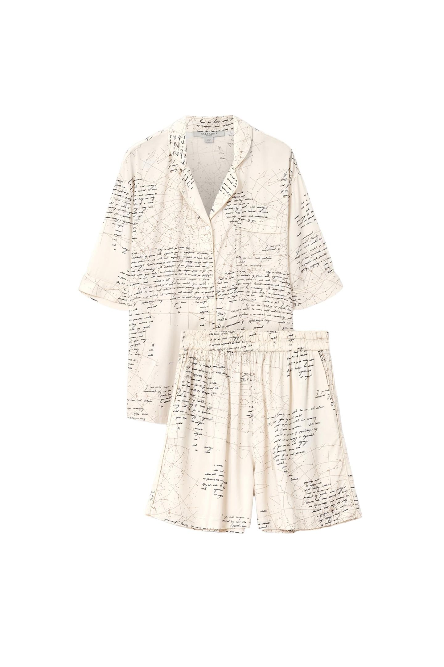 CLEM PJ SET SCRIPT OFF WHITE 7