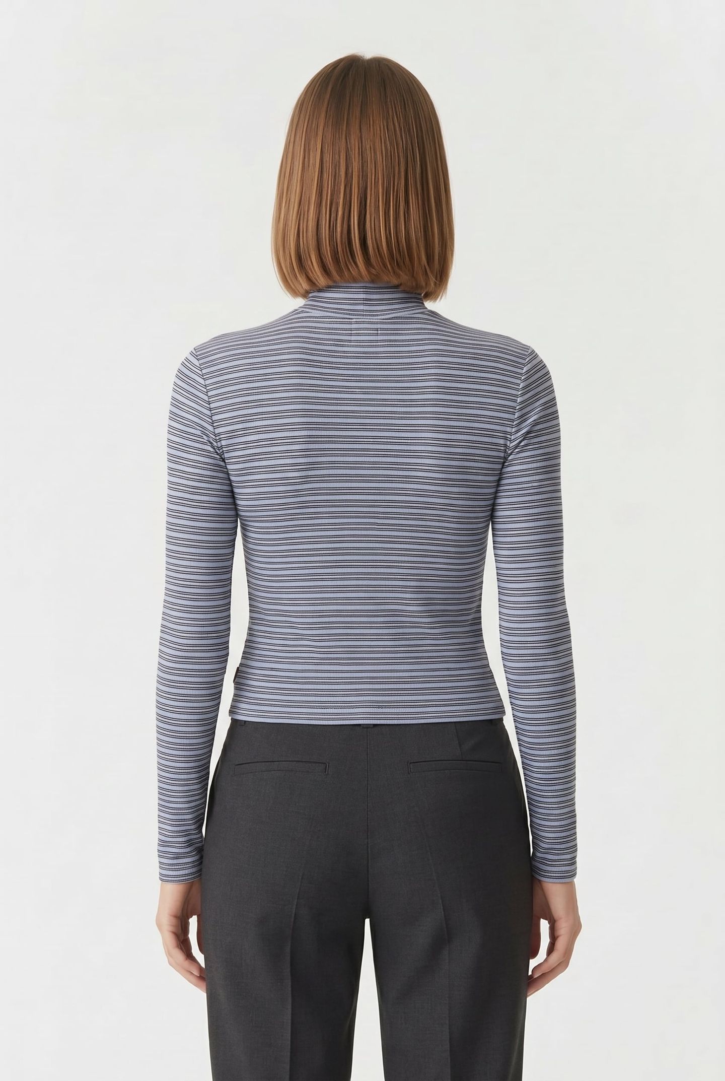 LSEEFFORTLESS LS TEE LOGO KNIT TURTLENECK 2