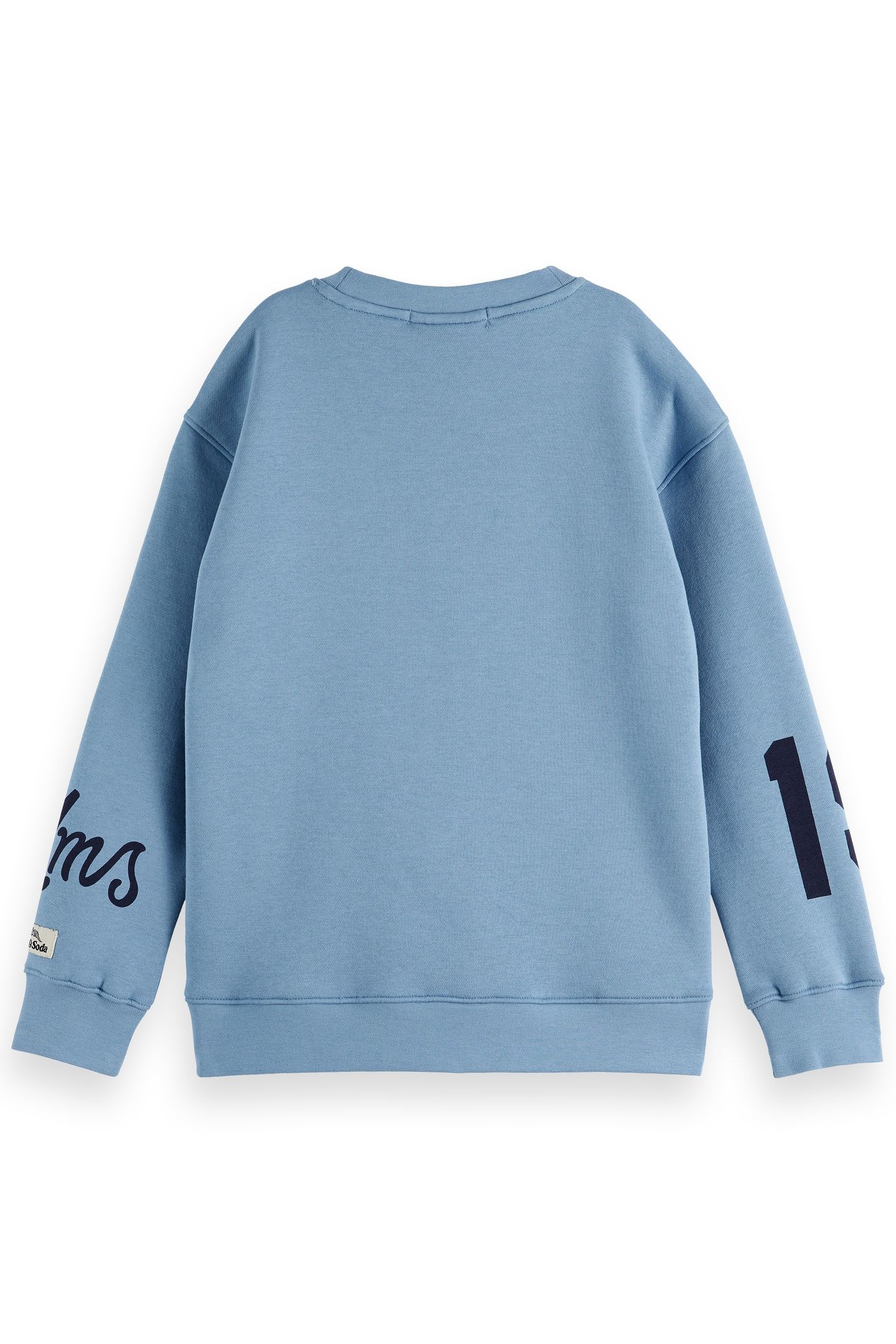 BOY LOOSE-FIT PLACED ARTWORK SWEATSHIRT FADED DENIM 2