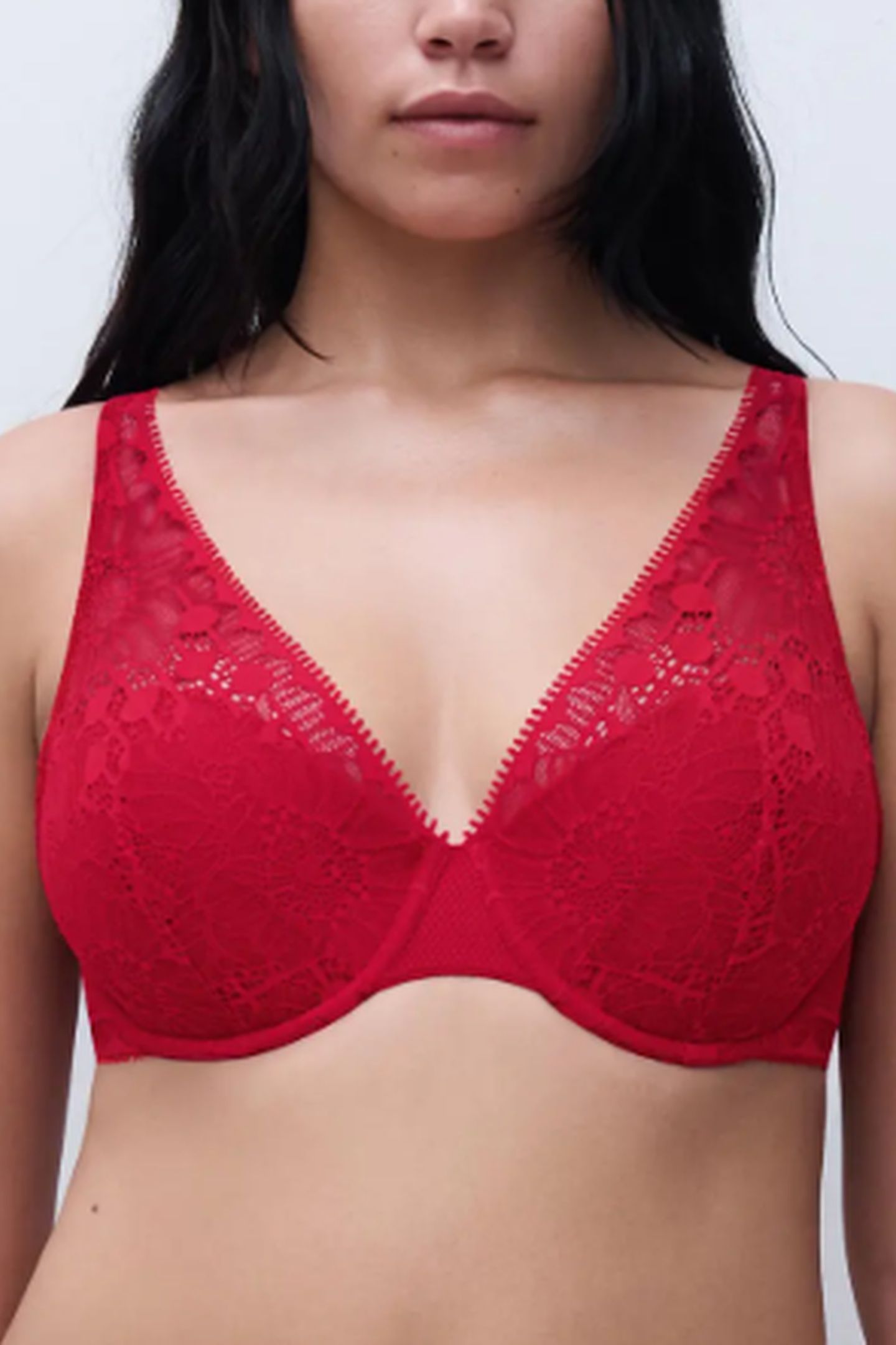 CO BRA TSHIRT PLUNGE SPACER POPPY RED 1