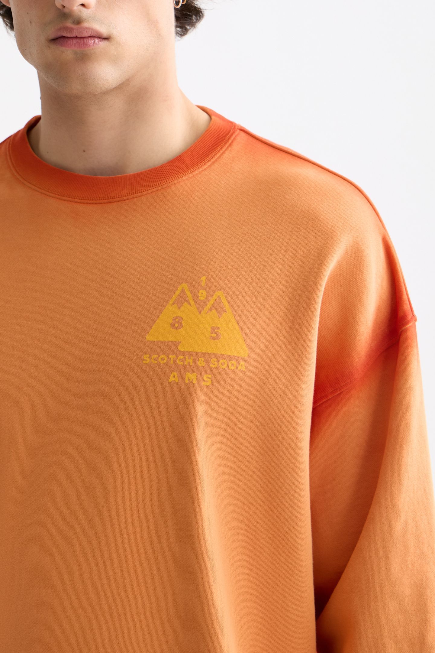 WASH/ GD ARTWORK SWEATSHIRT RUST 4