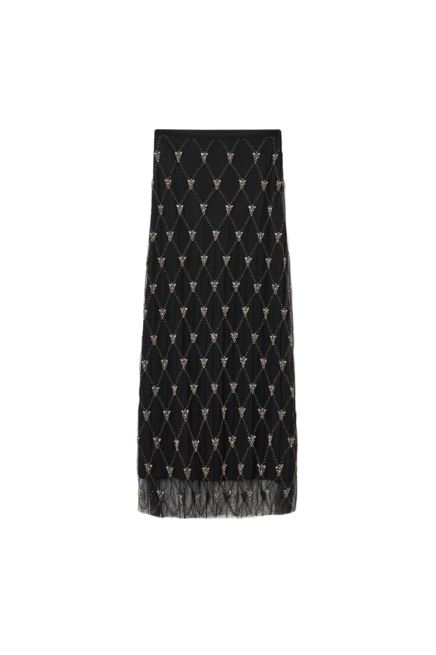 ILKA EMB SKIRT BLACK 7