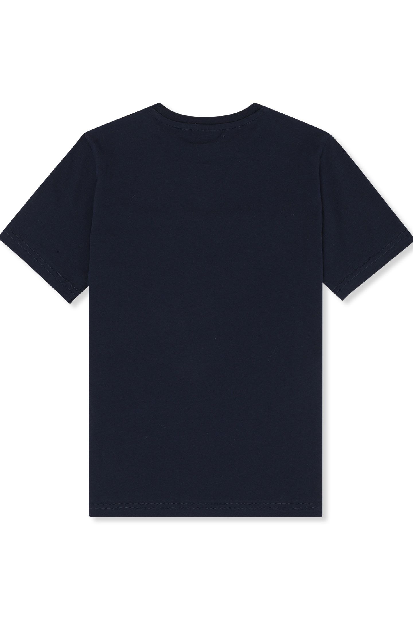CAMPOSTINO REGULAR CONTRAST PIPING T-SHIRT BLACK IRIS 2