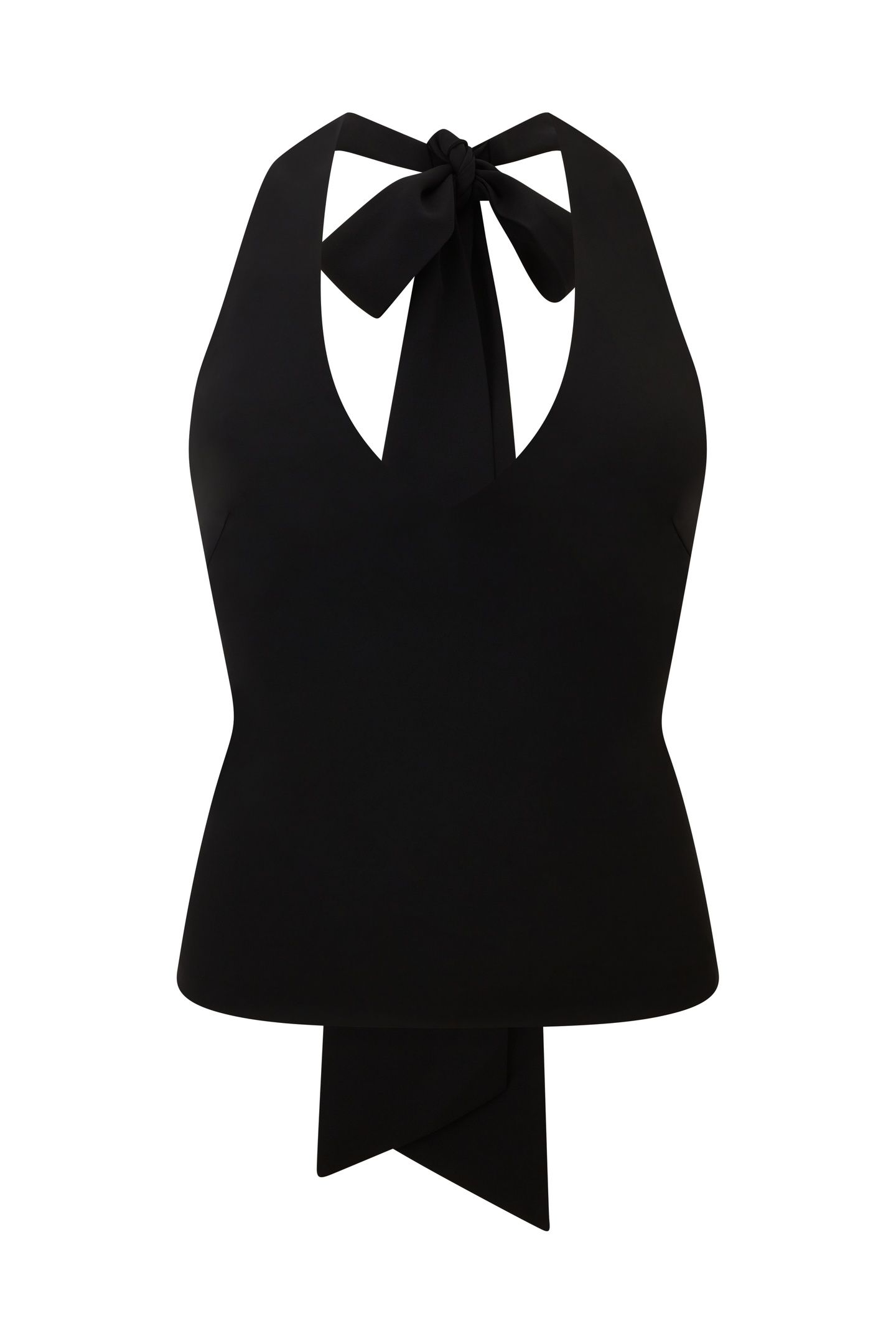 V-NECK TOP BLACK 2