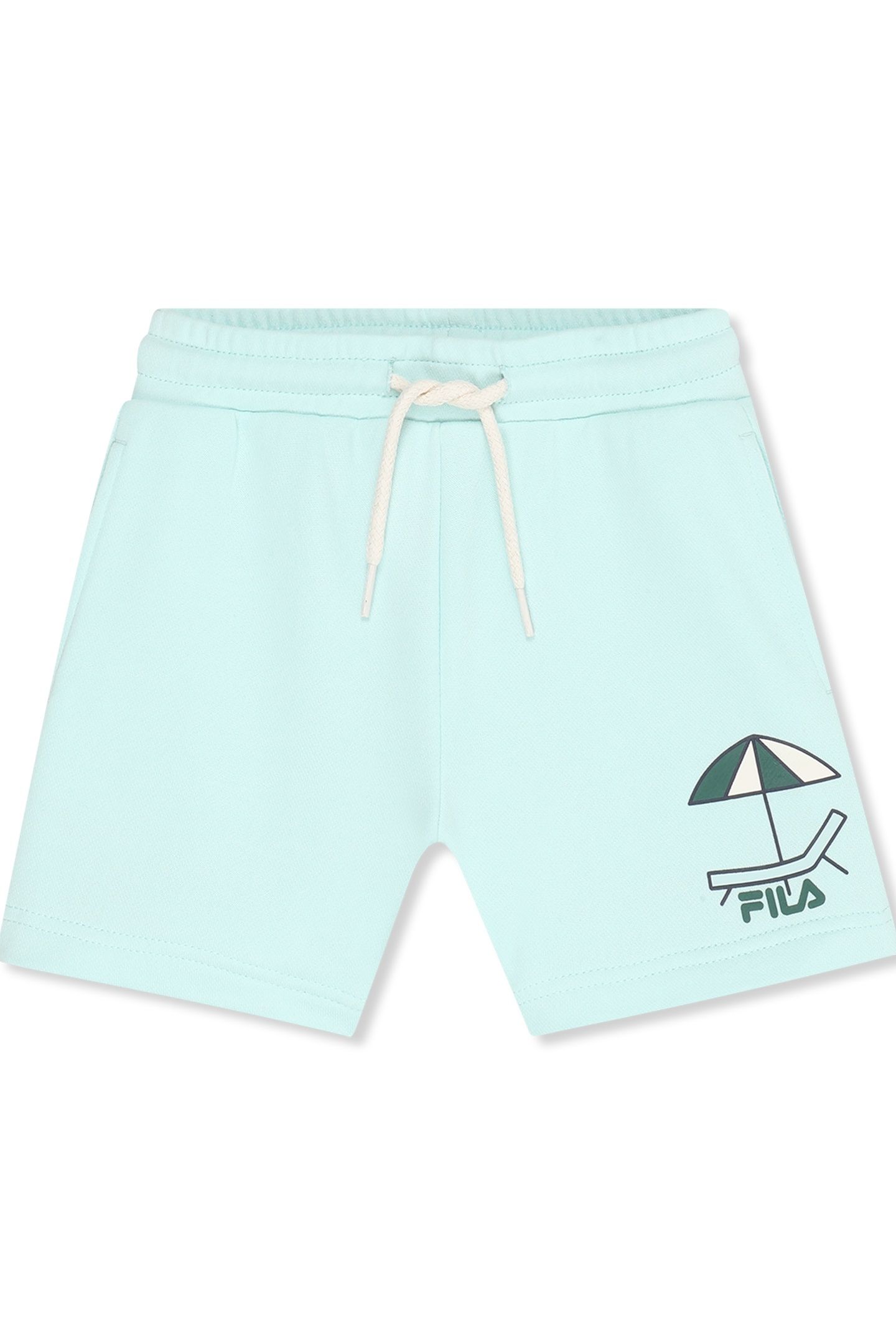 CRESPINA REGULAR GRAPHIC SWEAT SHORTS SOOTHING SEA 1