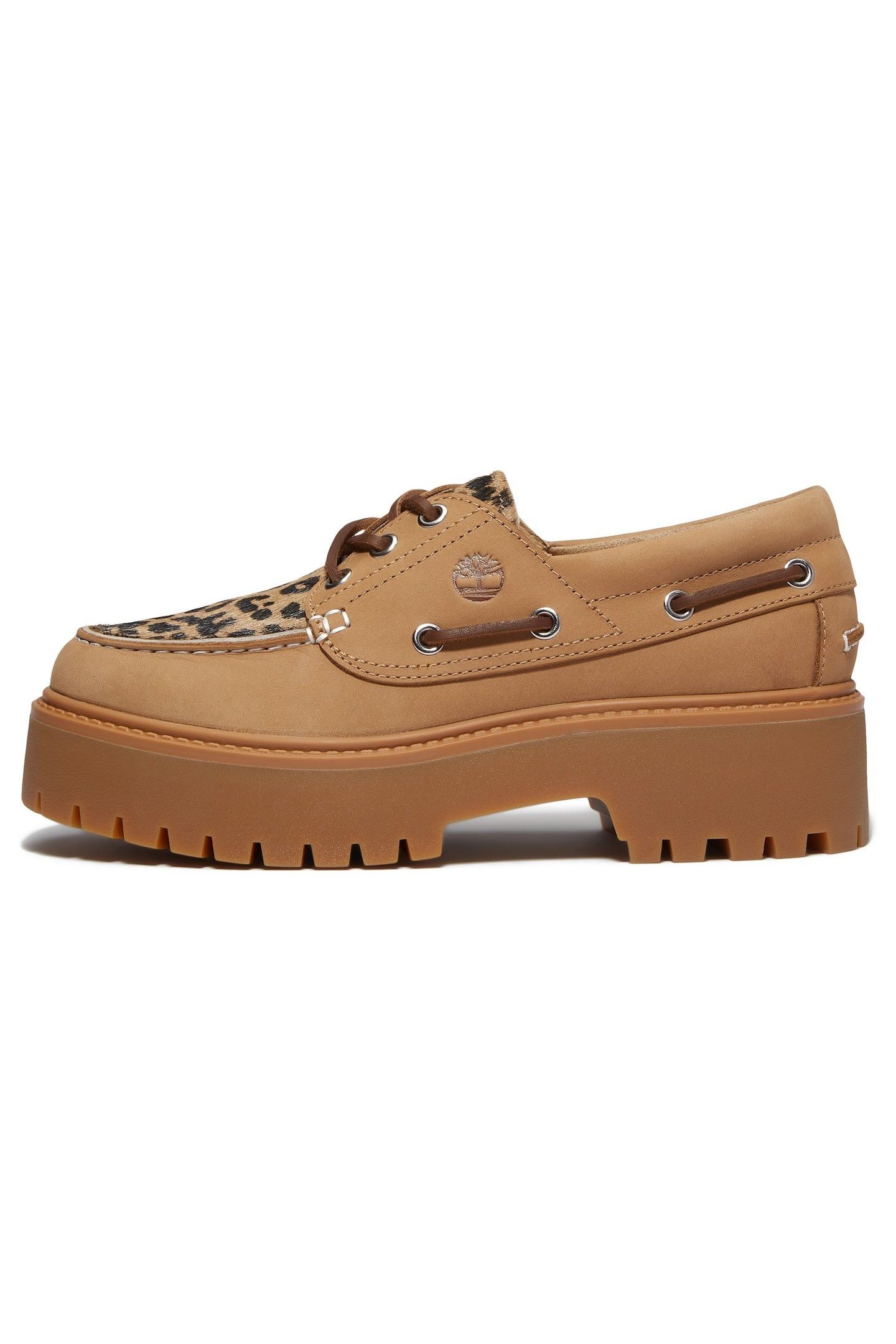 STONE STREET BOAT SHOE MEDIUM BEIGE NUBUCK 3