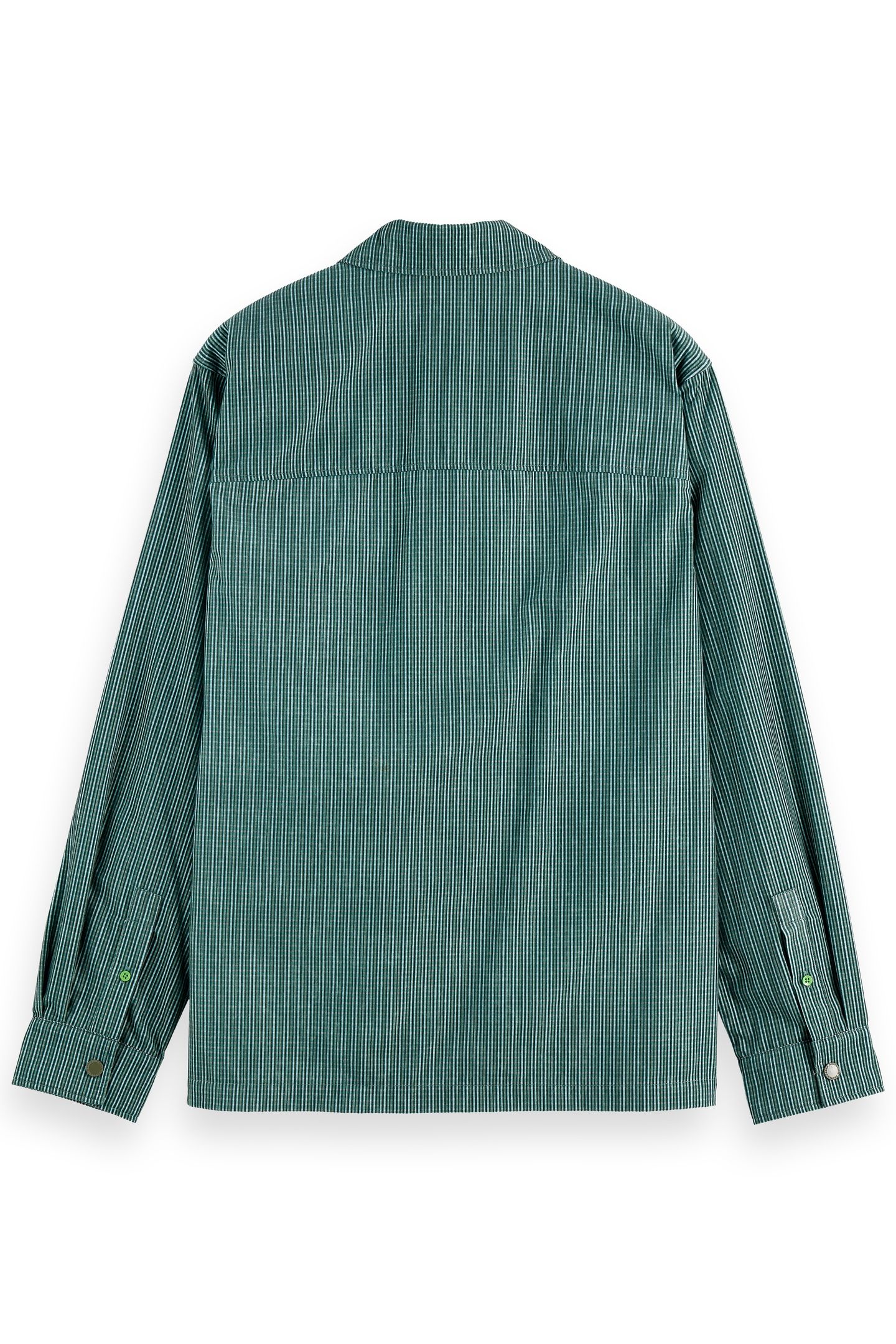 MICRO-CHECK STRUCTURED SHIRT AGATE GREEN MICRO CHECK 5