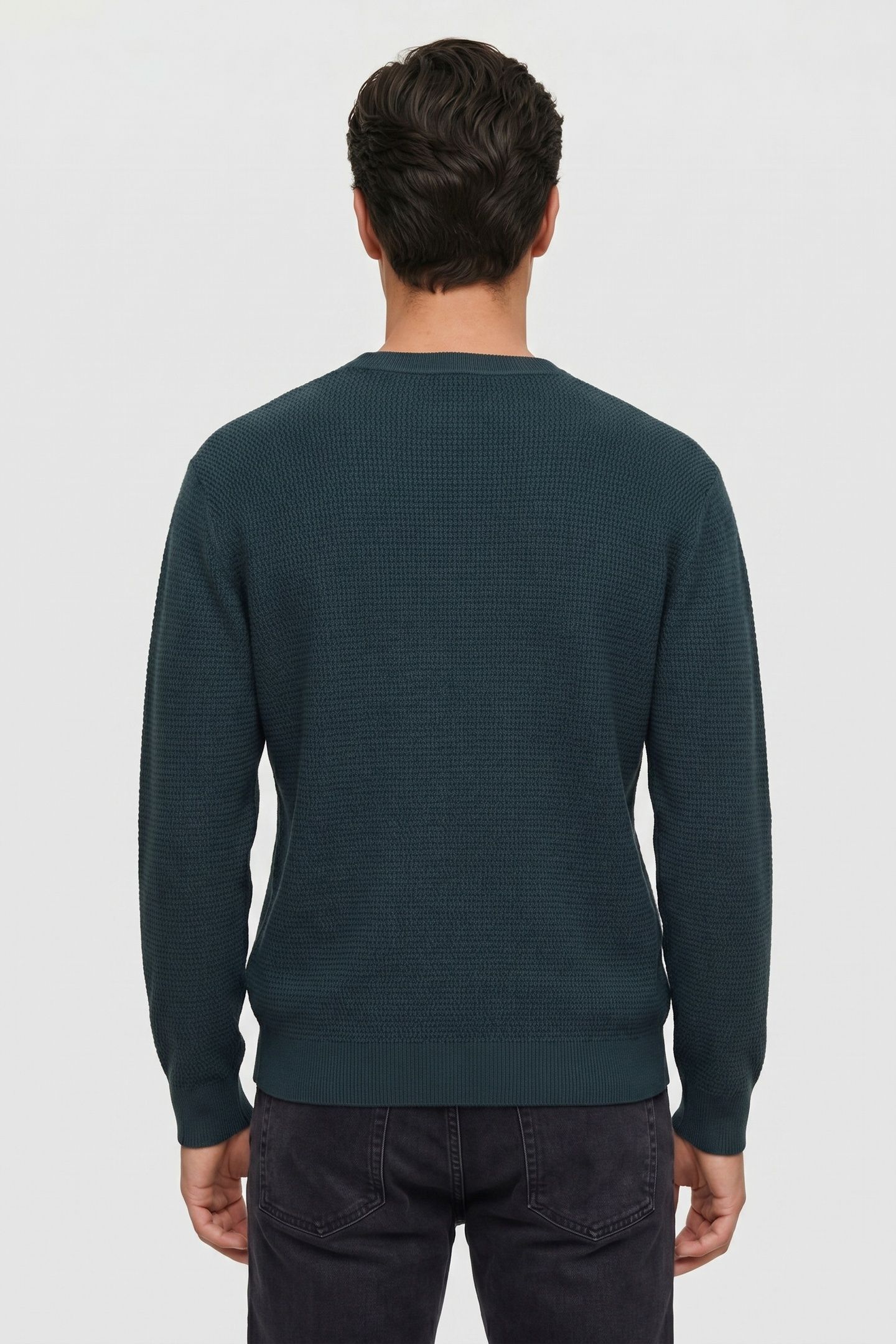 LS TEXTURE COTTON CREW MAGICAL FOREST 2
