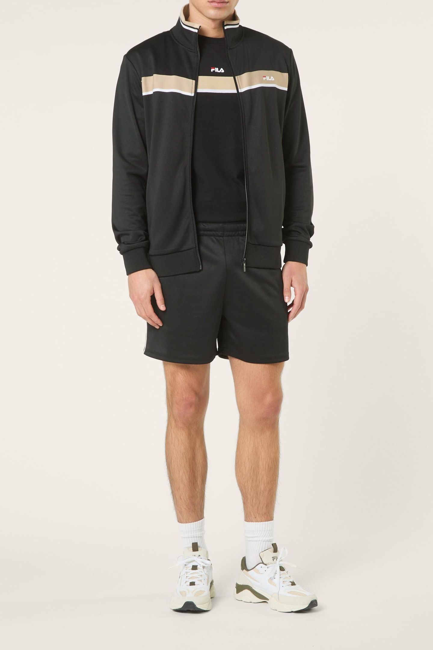 SAGANO REGULAR TAPED T-SHIRT BLACK 2