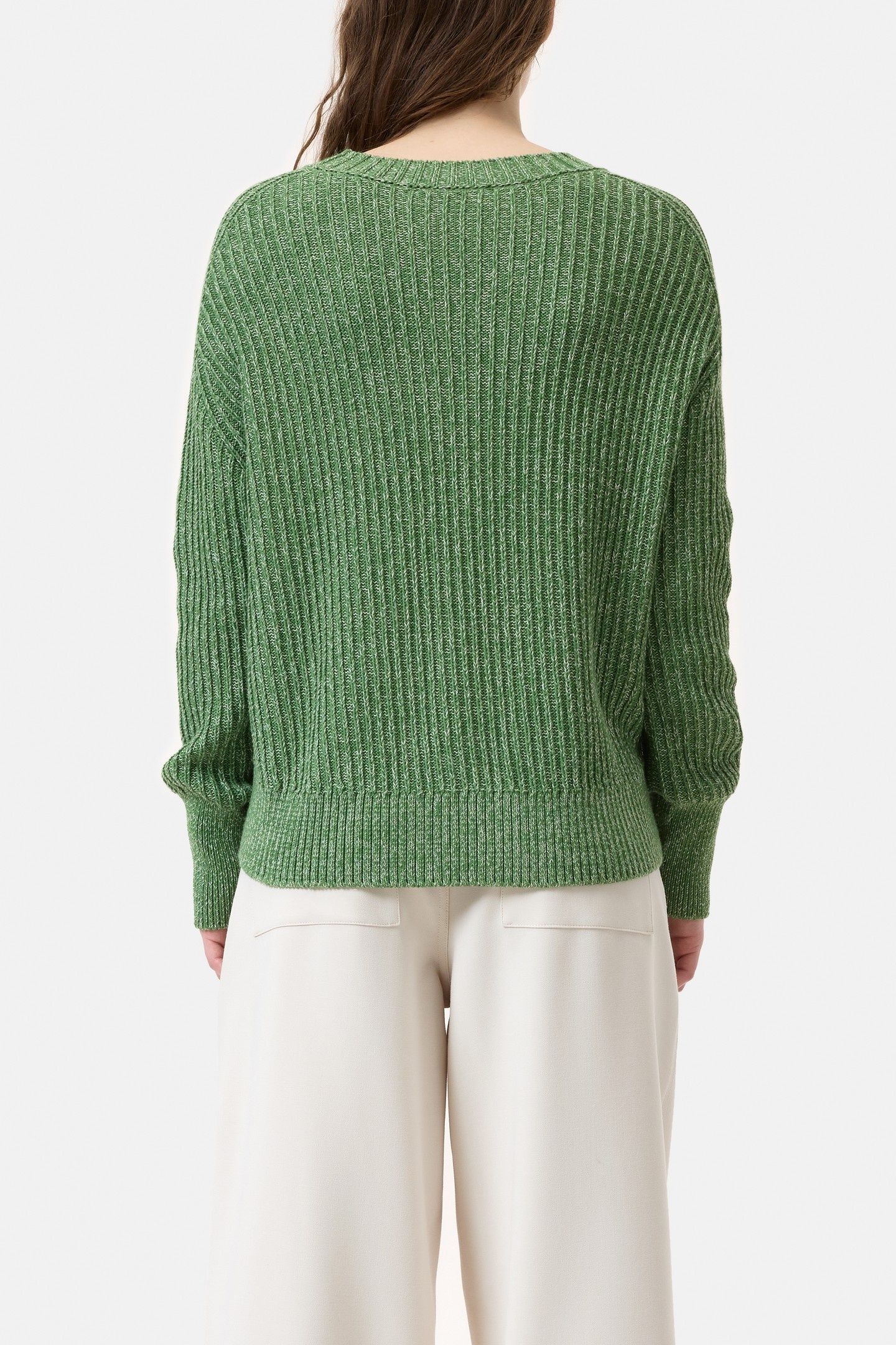 CREW NECK LONG SLEEVE MATCHA GREEN 3