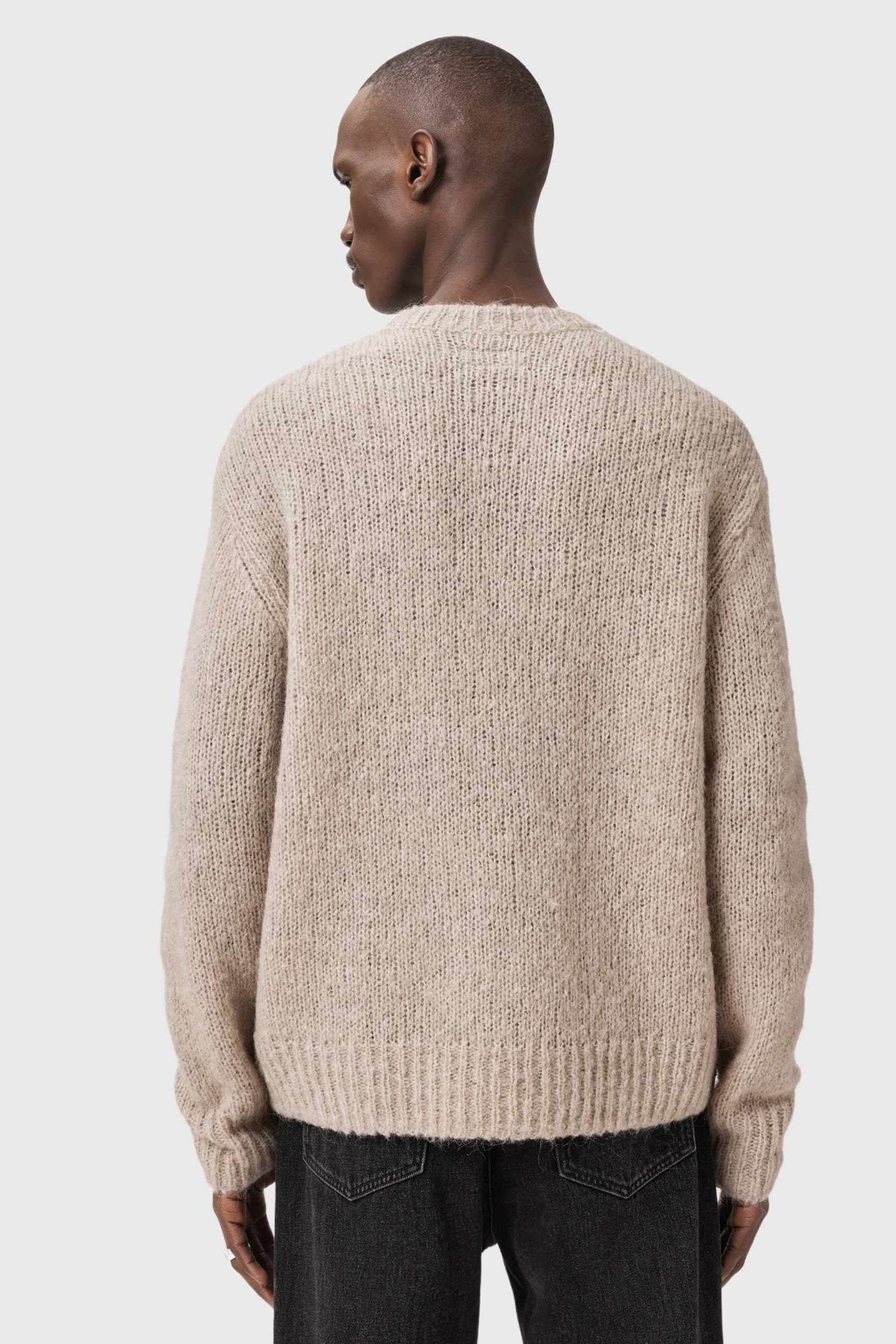 LOVER KNIT CREW PEBBLE BROWN 4