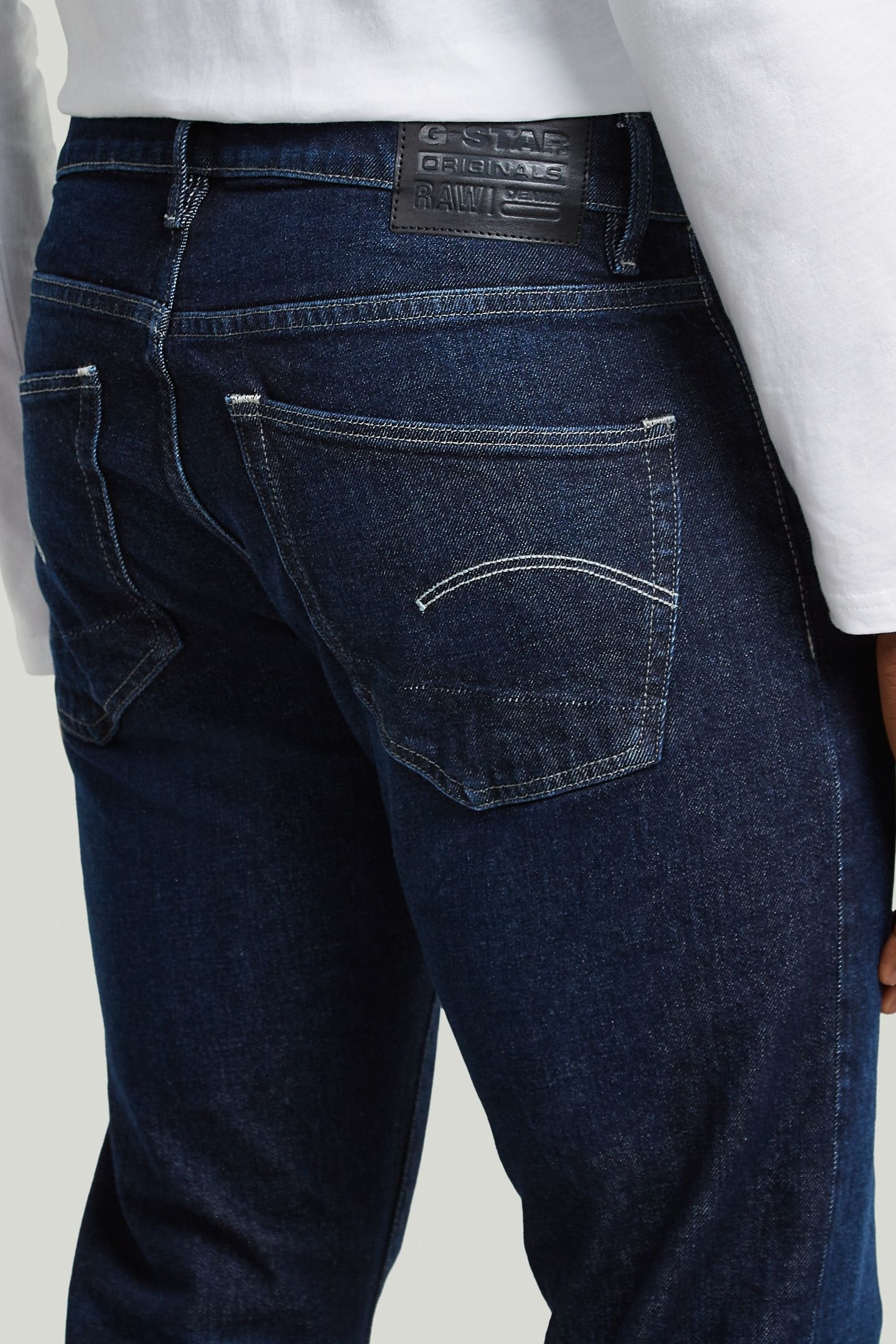 3301 SLIM JEANS DARK BLUE 6