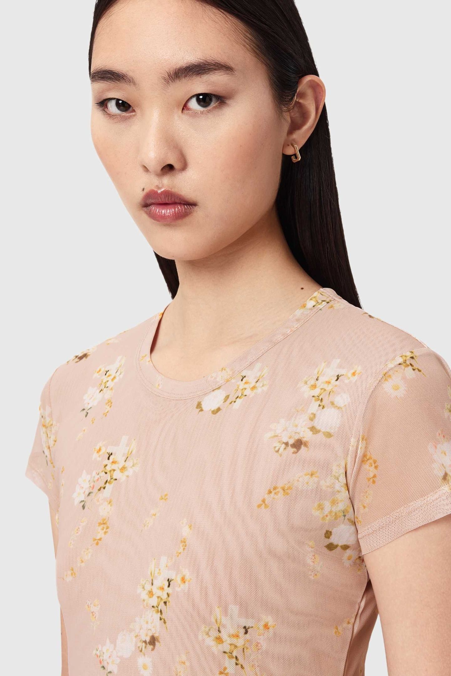 ELLIE MESH TEE EMPOLI POP PINK 6